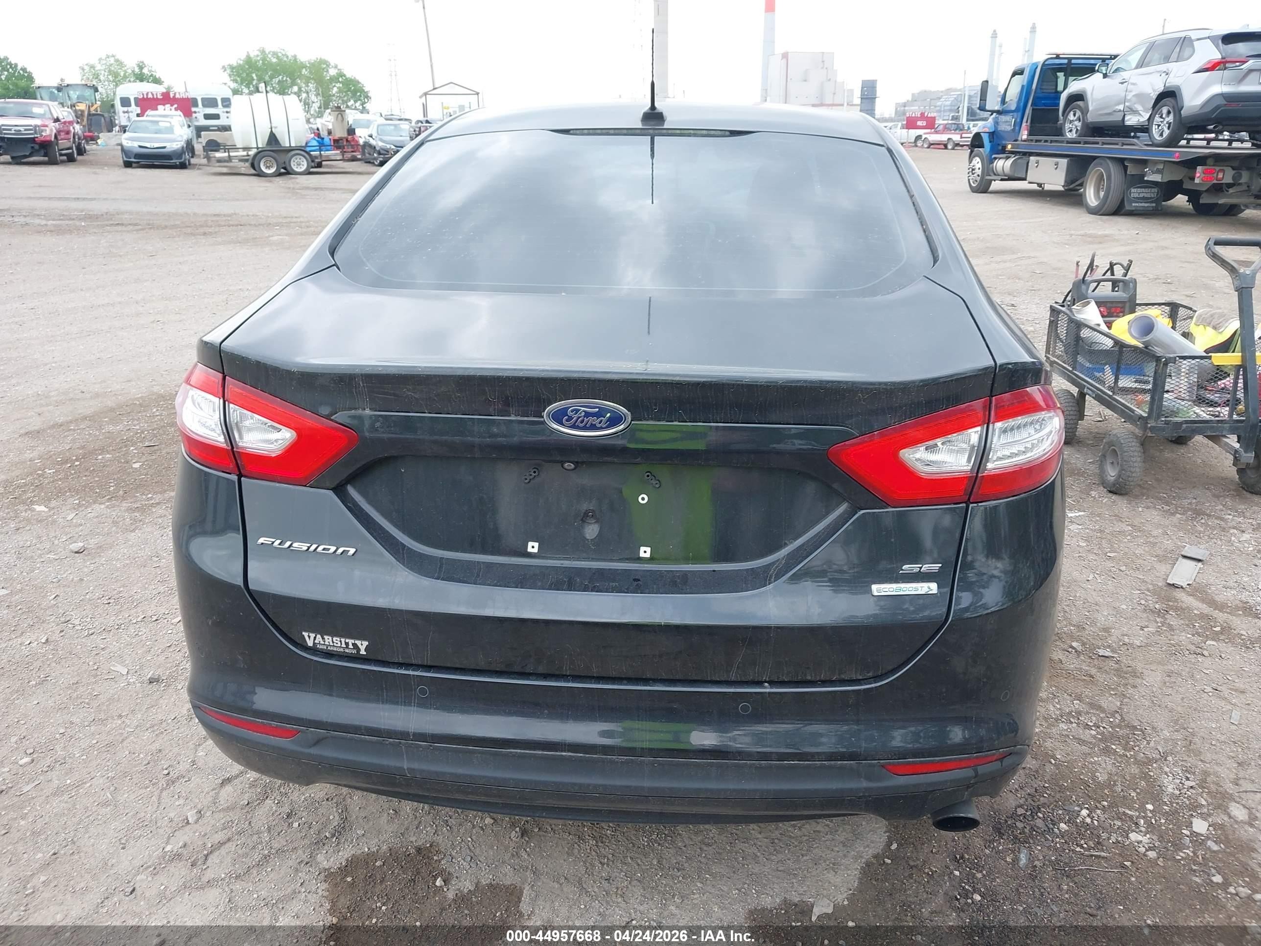 2014 Ford Fusion Se Черный vin: 3FA6P0HD2ER226003