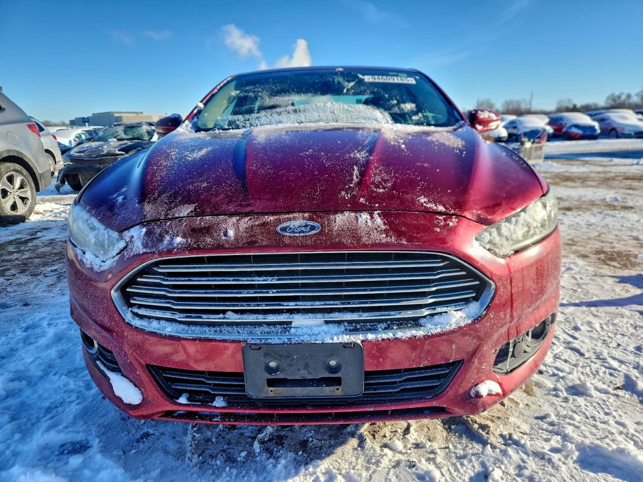 2014 Ford Fusion Se Red vin: 3FA6P0HD2ER247658