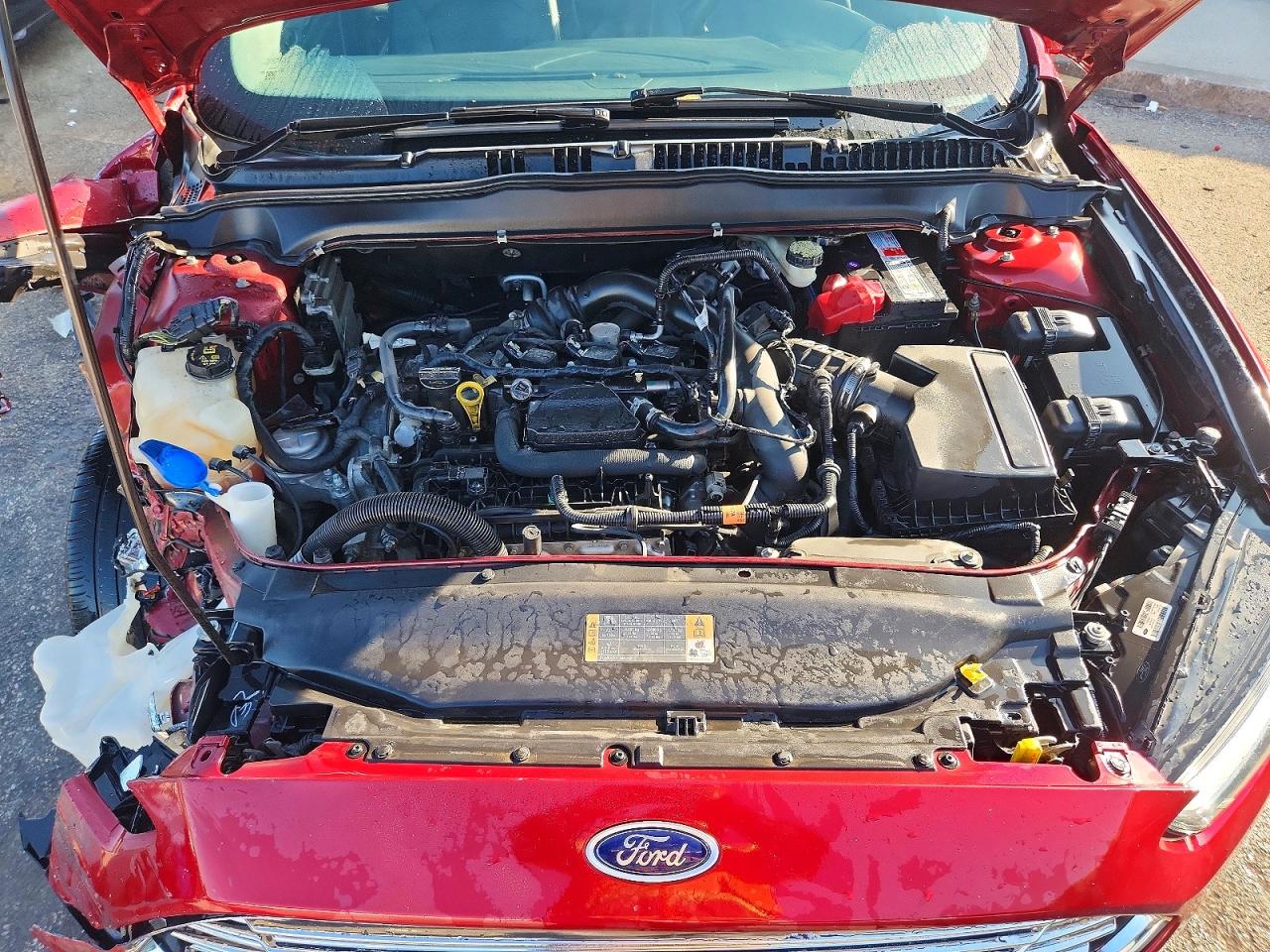 2014 Ford Fusion Se Красный vin: 3FA6P0HD2ER253928