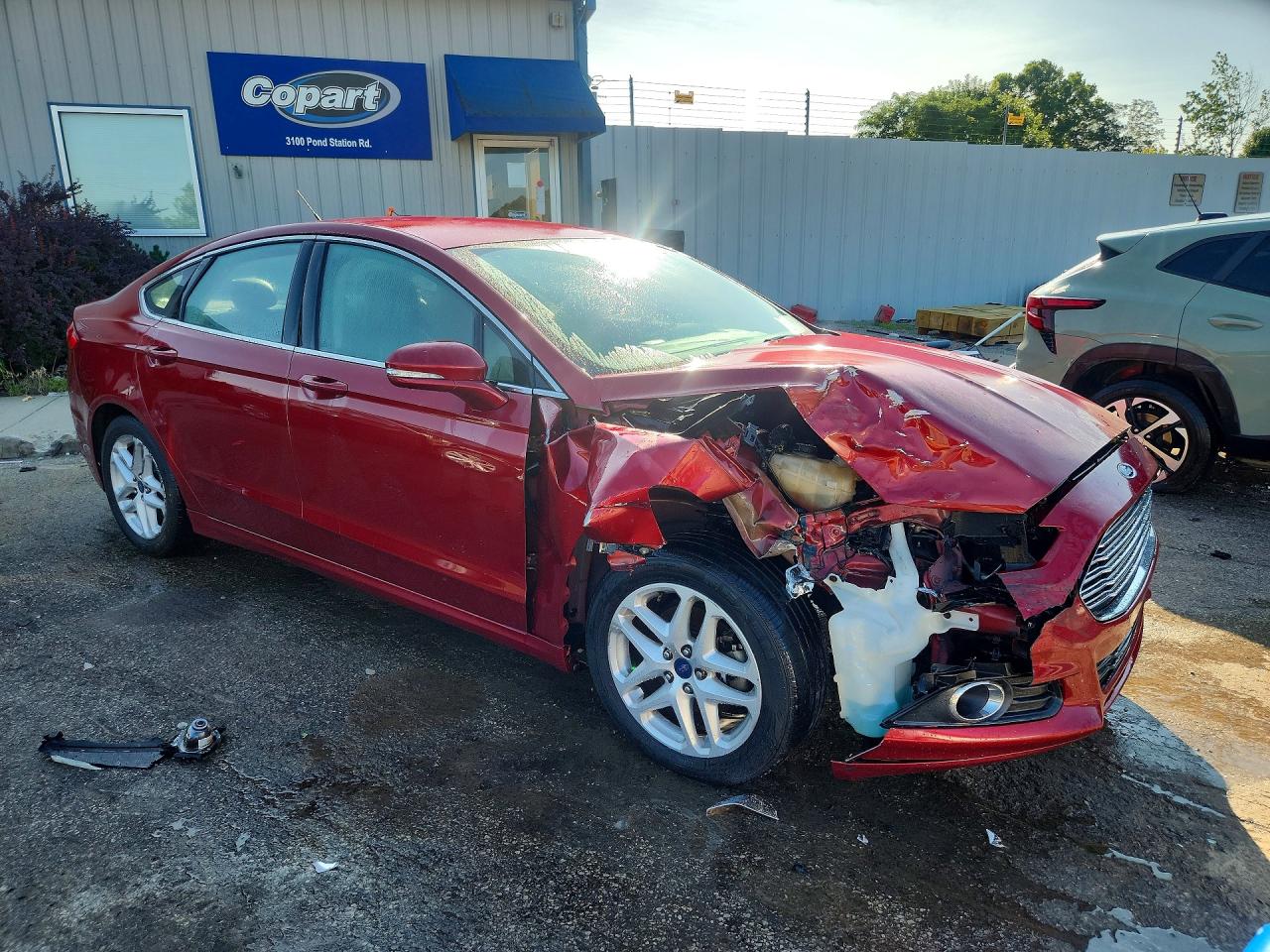 2014 Ford Fusion Se Красный vin: 3FA6P0HD2ER253928