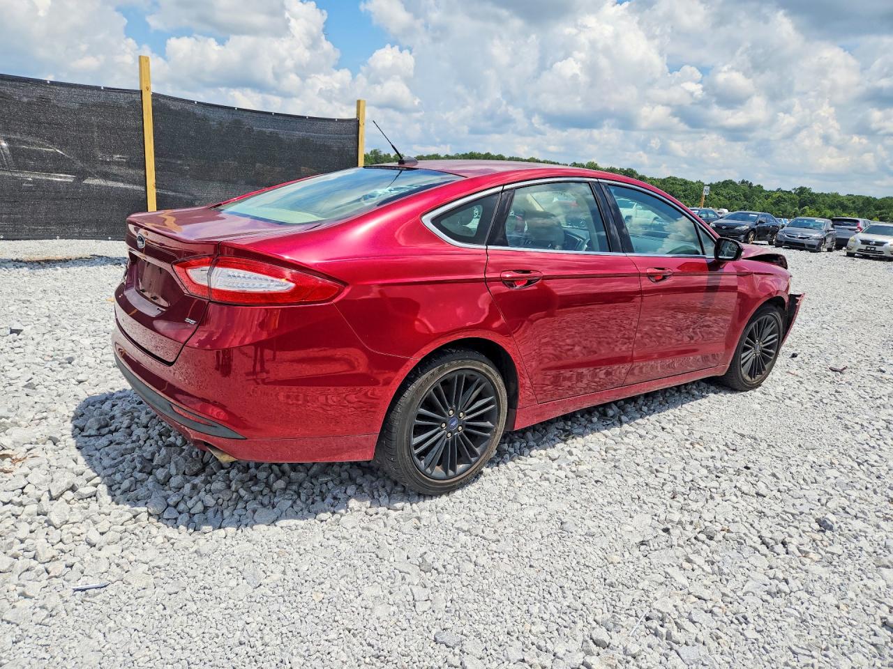 2014 Ford Fusion Se Red vin: 3FA6P0HD2ER327087