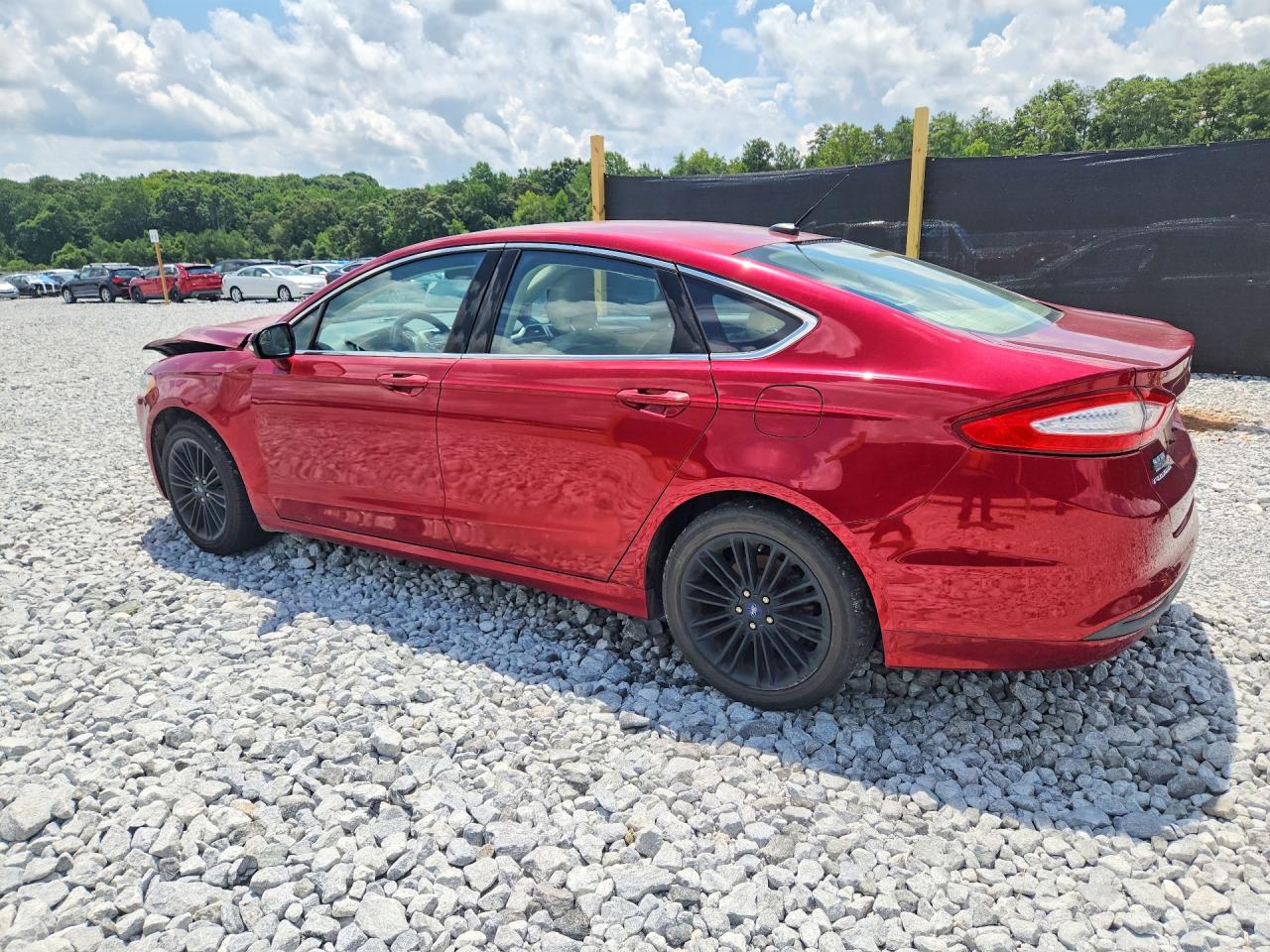 2014 Ford Fusion Se Red vin: 3FA6P0HD2ER327087
