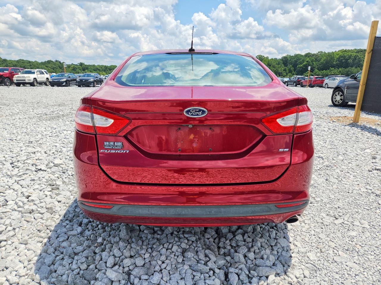 2014 Ford Fusion Se Red vin: 3FA6P0HD2ER327087