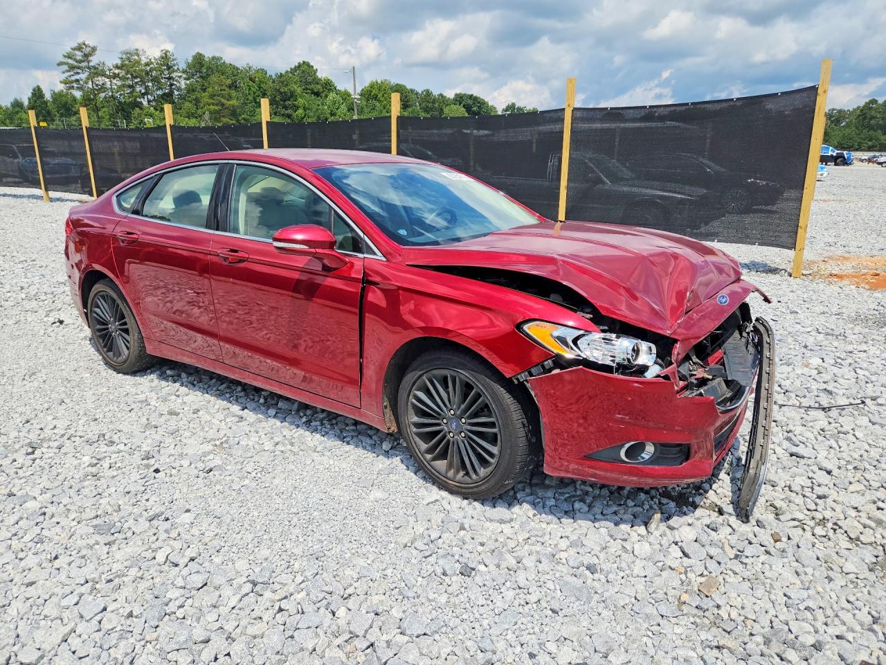 2014 Ford Fusion Se Red vin: 3FA6P0HD2ER327087