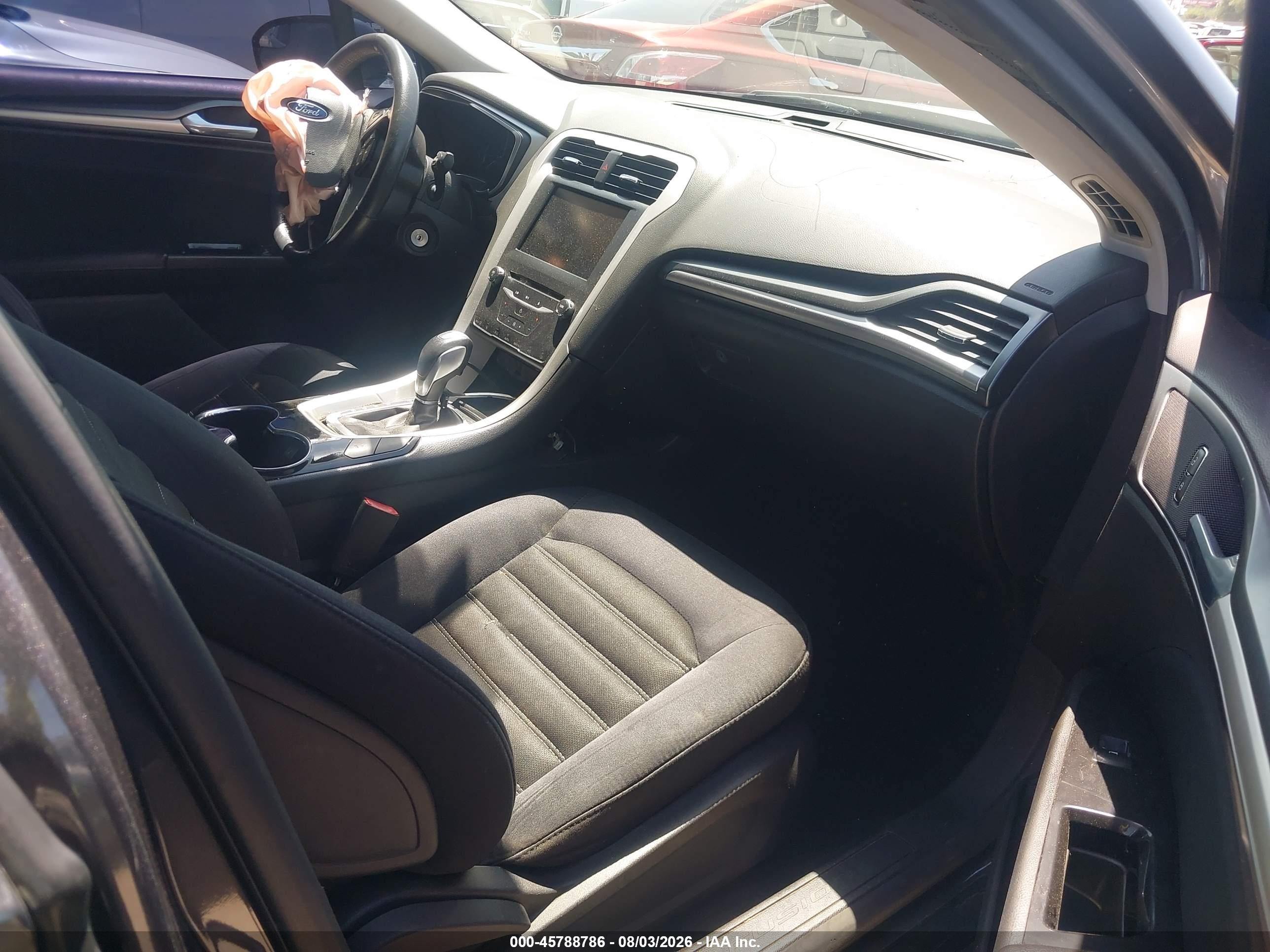 2014 Ford Fusion Se Gray vin: 3FA6P0HD2ER328546