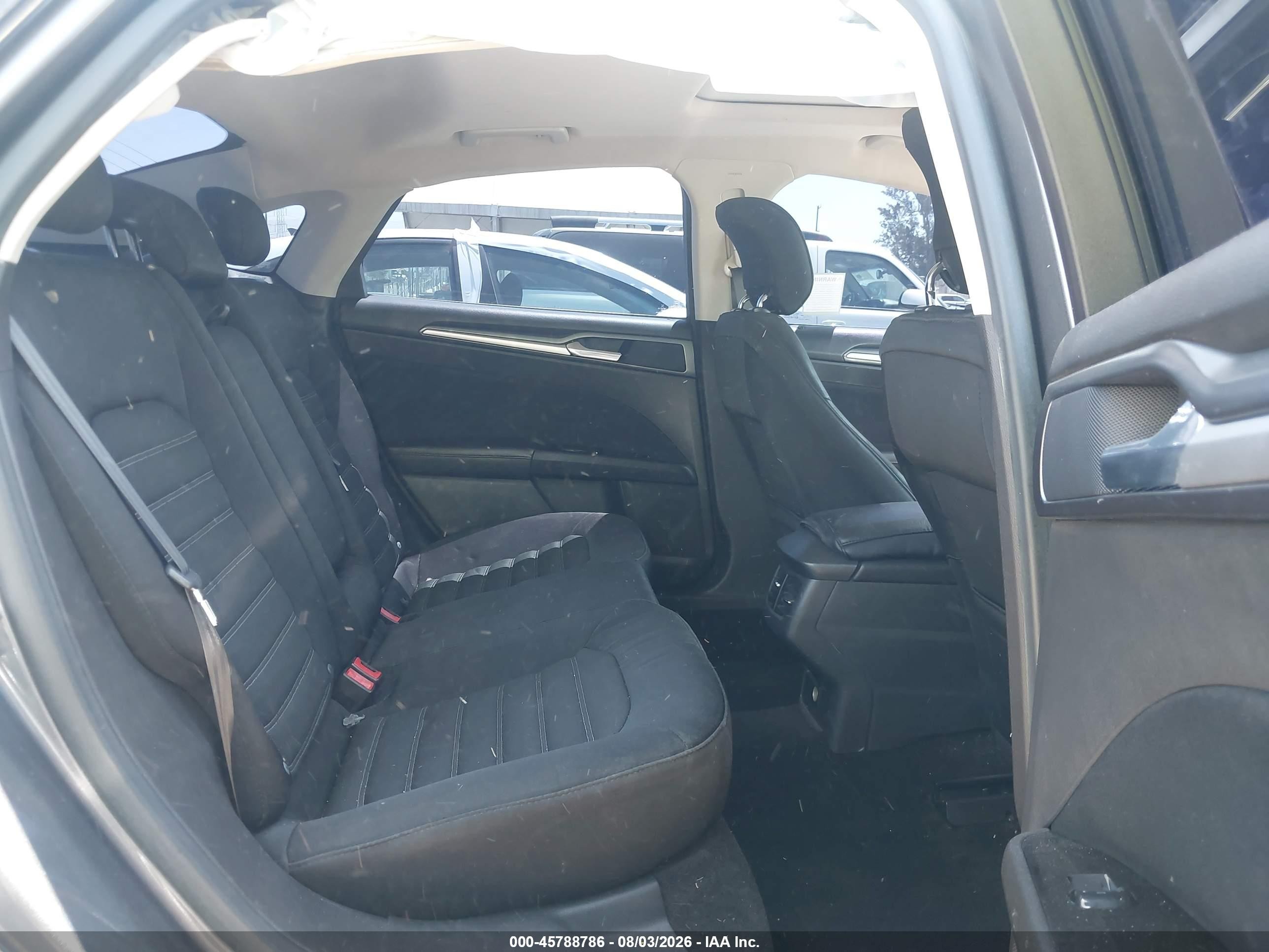 2014 Ford Fusion Se Gray vin: 3FA6P0HD2ER328546
