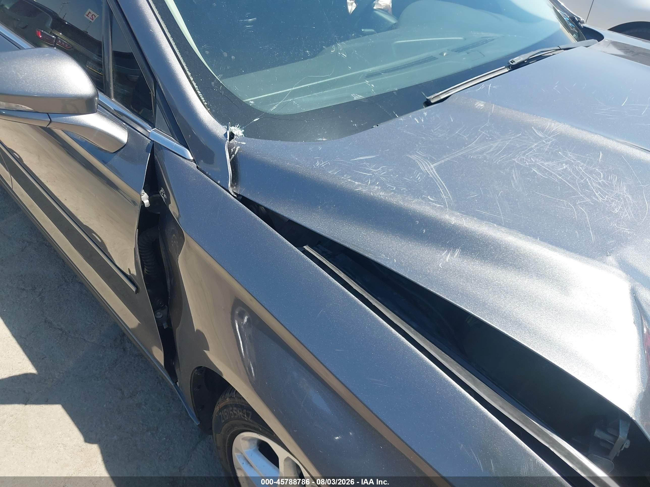 2014 Ford Fusion Se Gray vin: 3FA6P0HD2ER328546