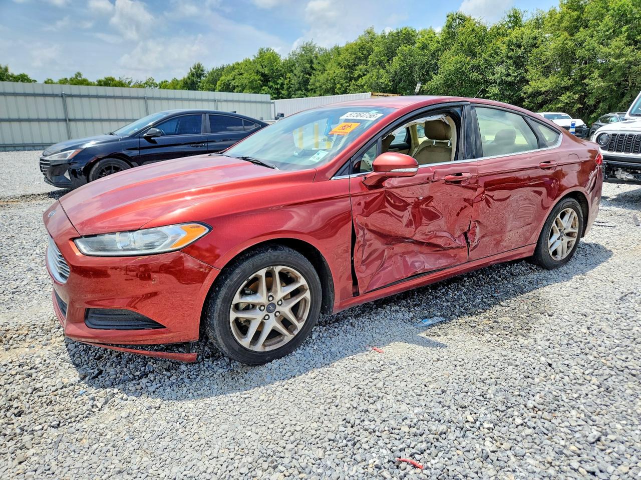 2014 Ford Fusion Se Burgundy vin: 3FA6P0HD2ER335321