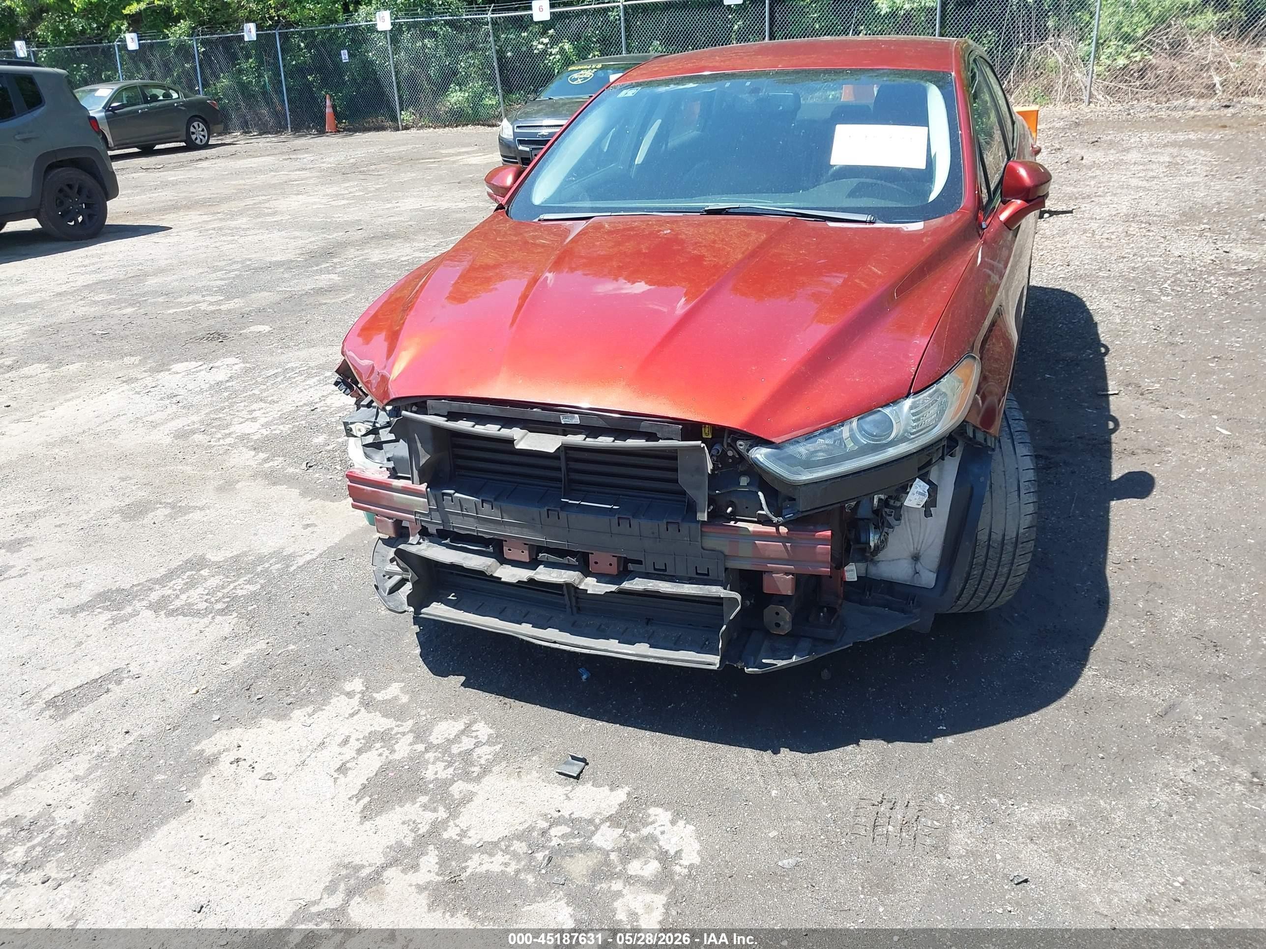 2014 Ford Fusion Se Red vin: 3FA6P0HD2ER351017