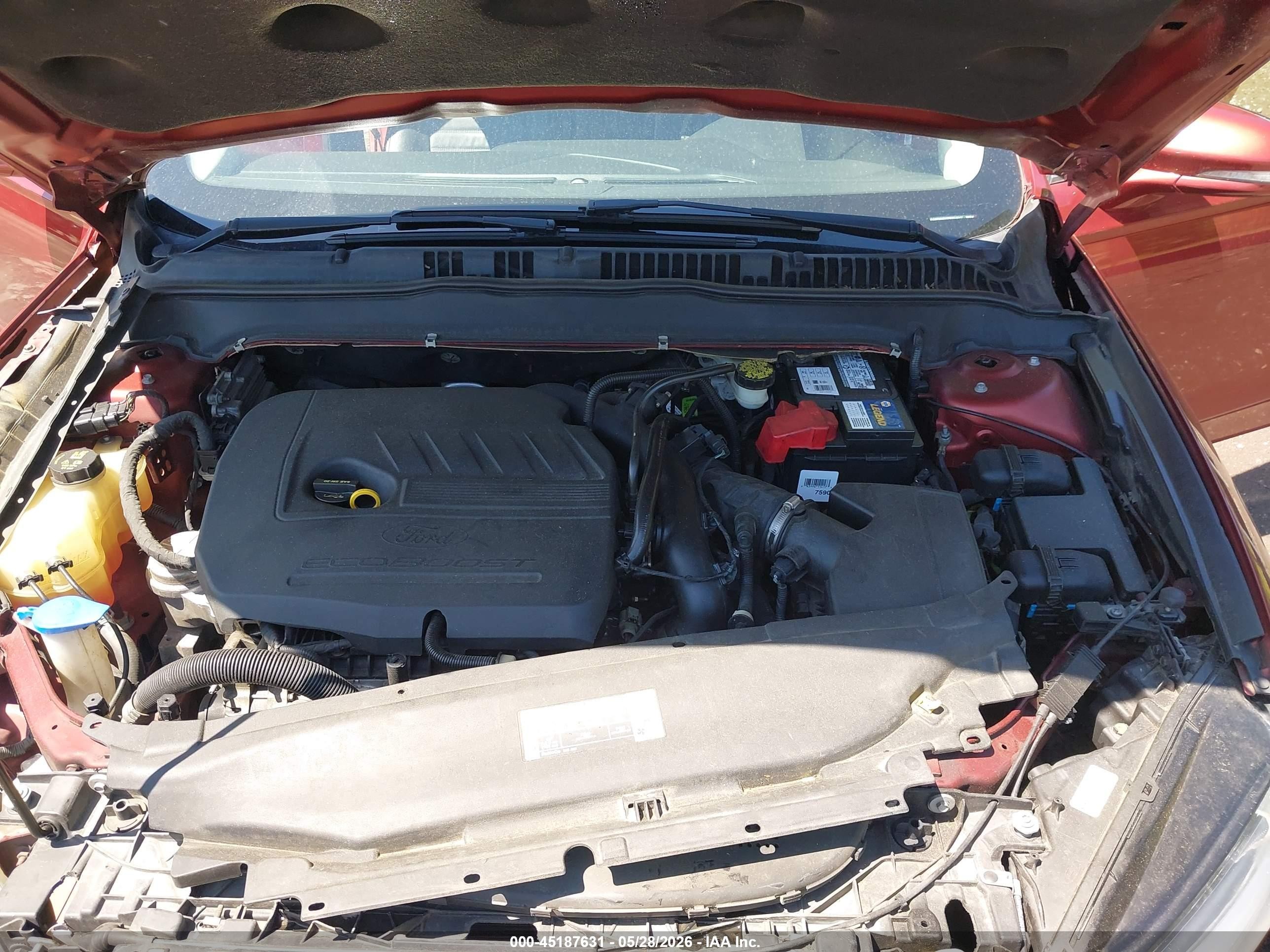 2014 Ford Fusion Se Red vin: 3FA6P0HD2ER351017