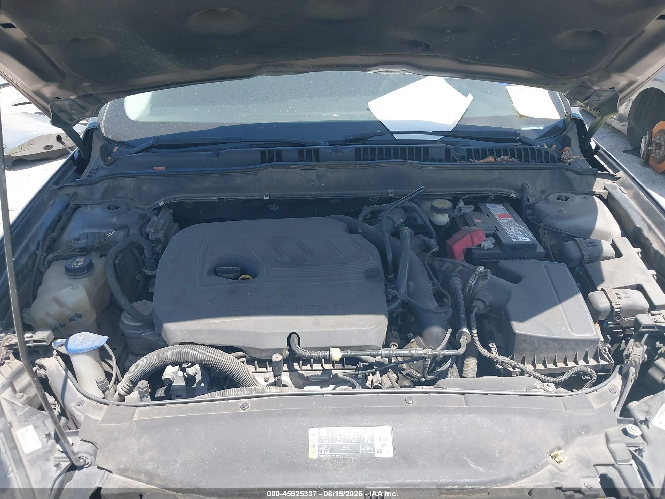 2014 Ford Fusion Se Gray vin: 3FA6P0HD2ER390271