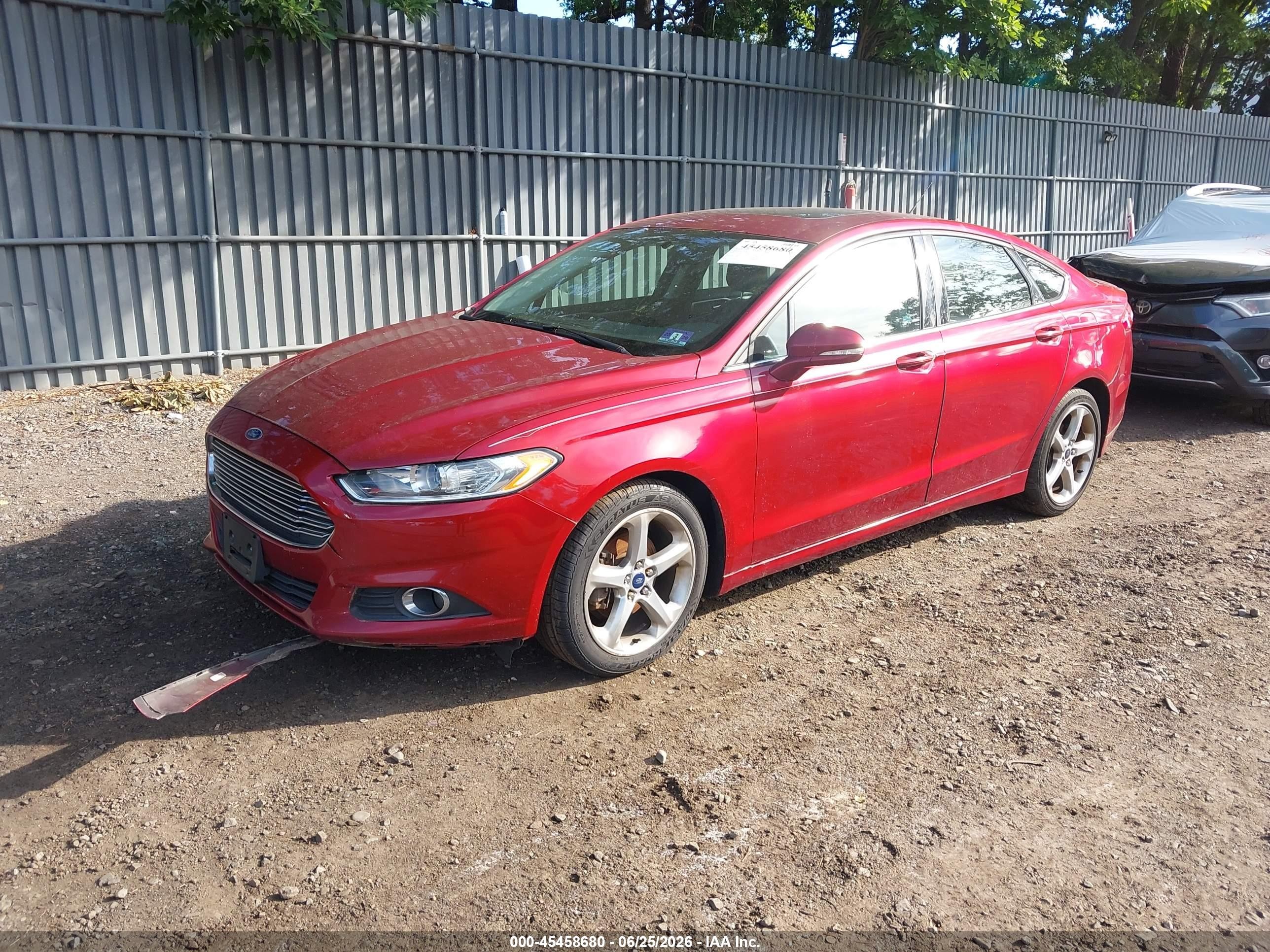 2015 Ford Fusion Se Red vin: 3FA6P0HD2FR101374