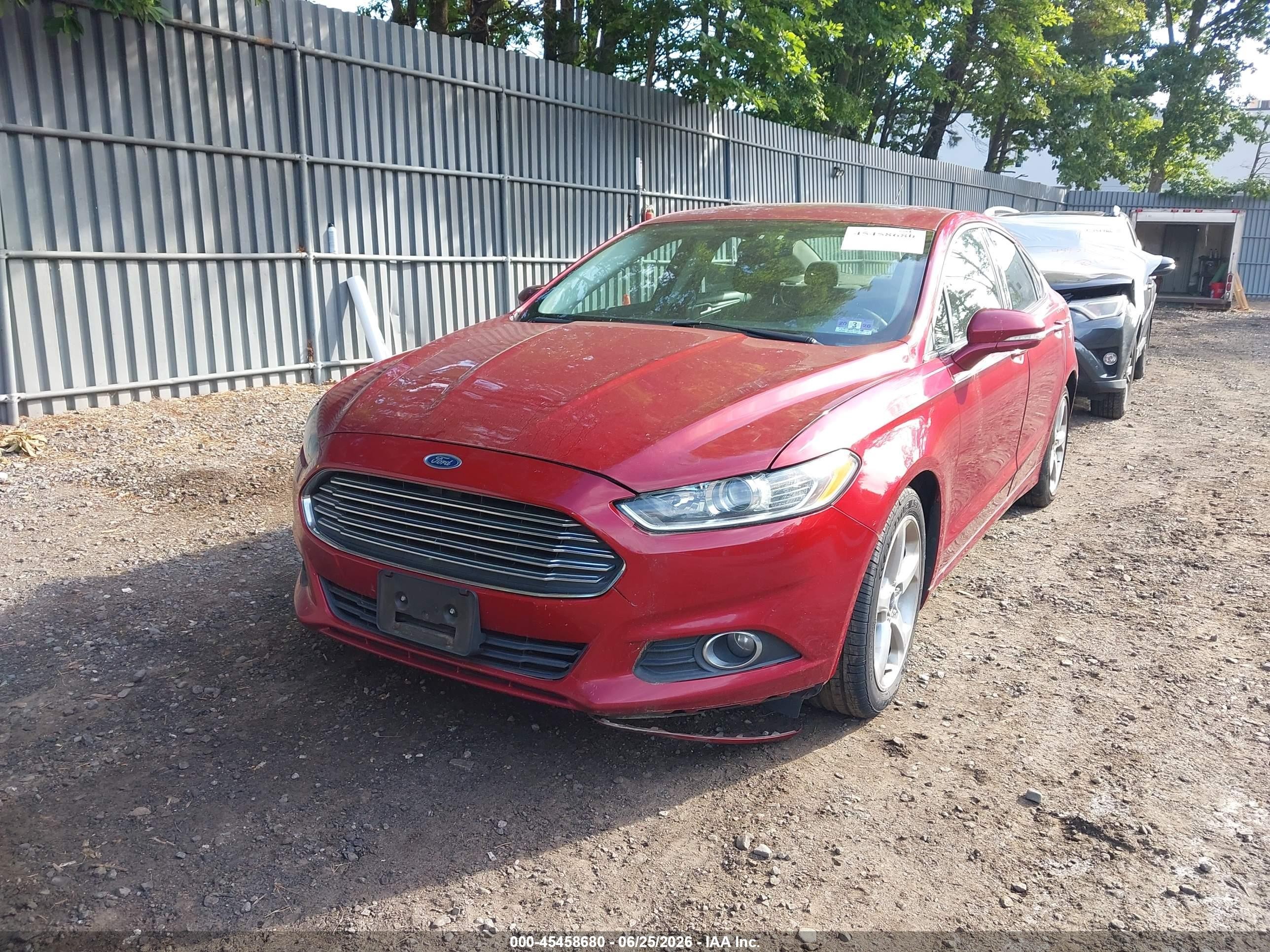 2015 Ford Fusion Se Red vin: 3FA6P0HD2FR101374