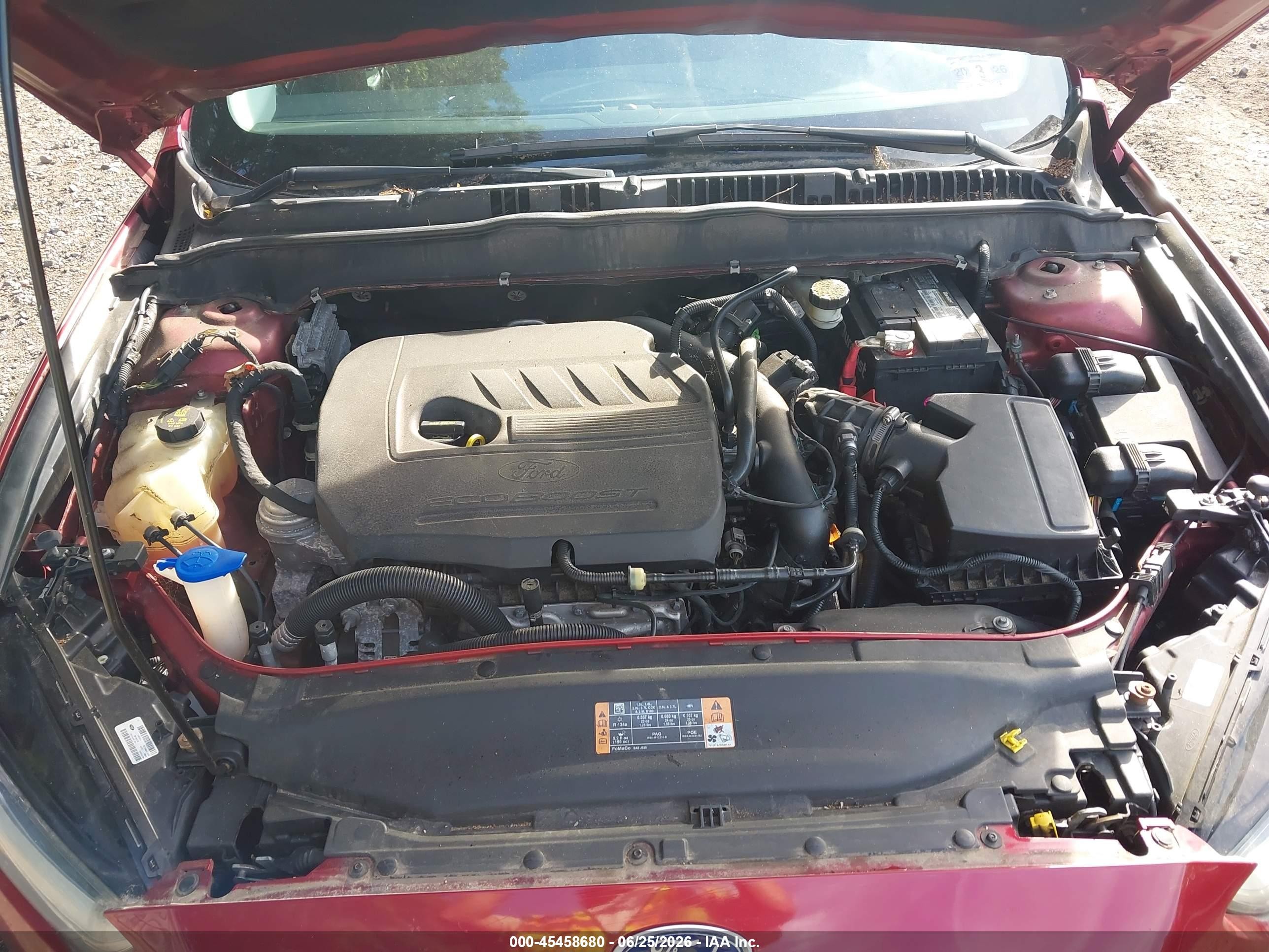 2015 Ford Fusion Se Red vin: 3FA6P0HD2FR101374