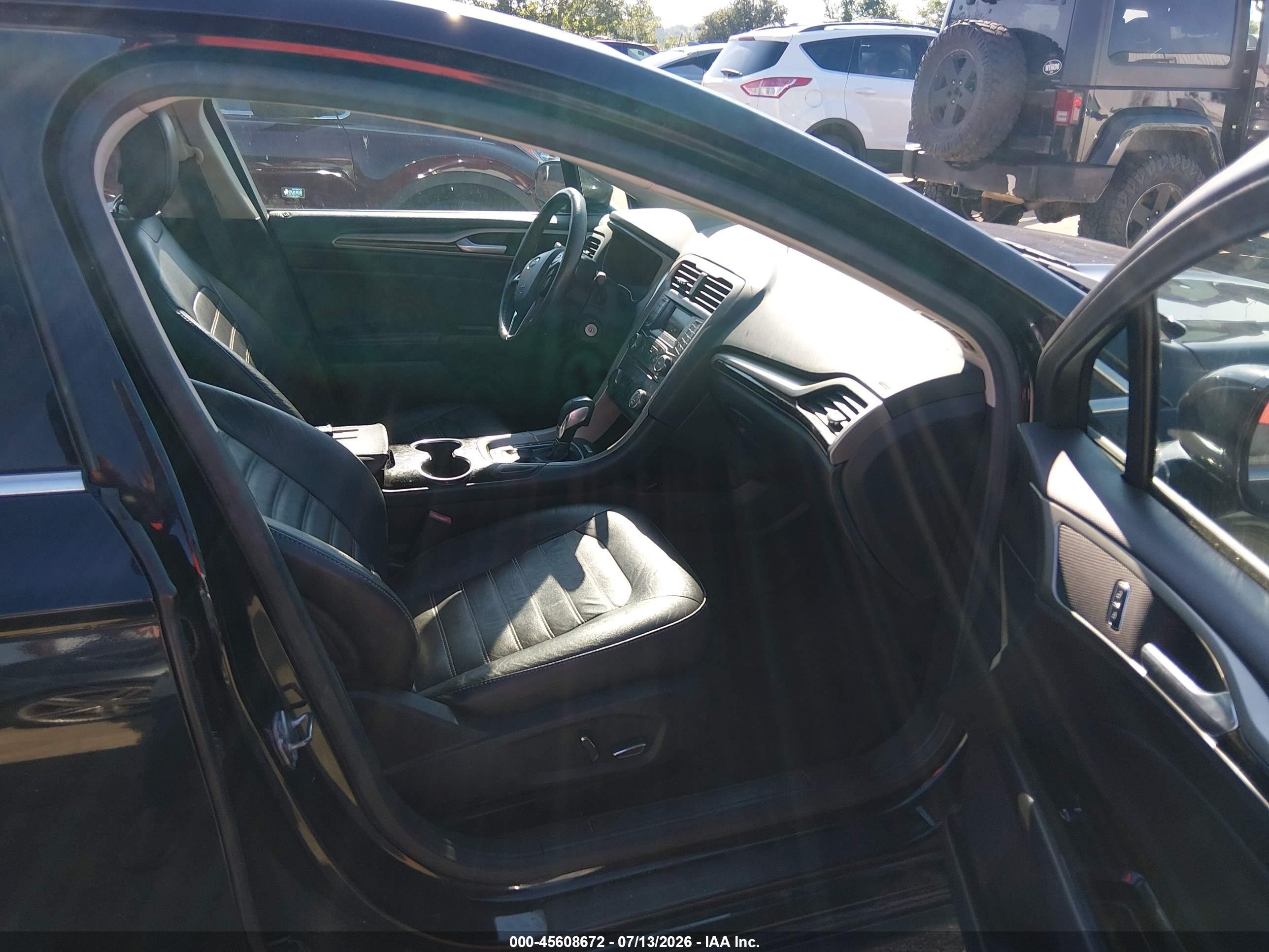 2015 Ford Fusion Se Black vin: 3FA6P0HD2FR139025