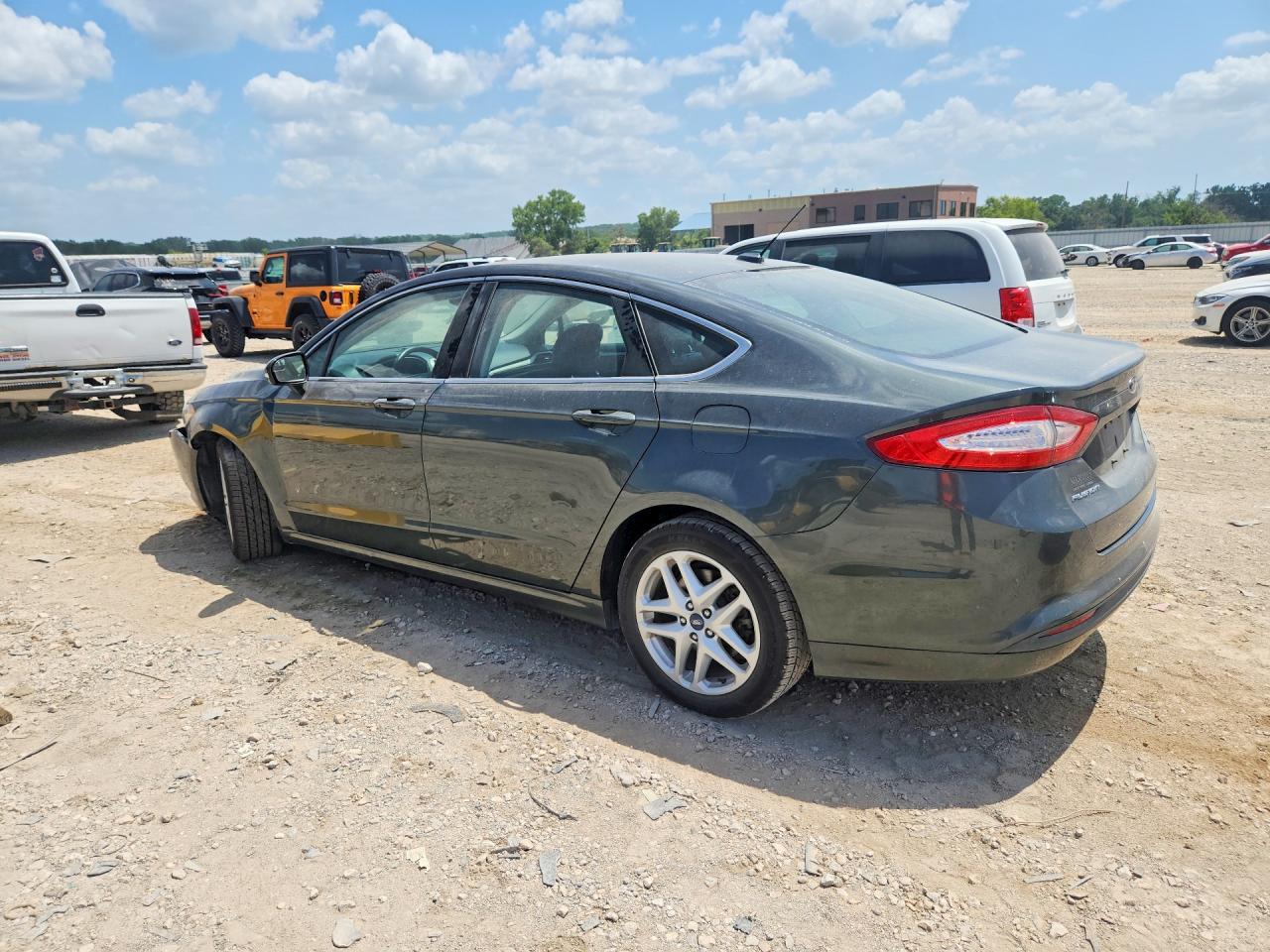 2015 Ford Fusion Se Gray vin: 3FA6P0HD2FR162885