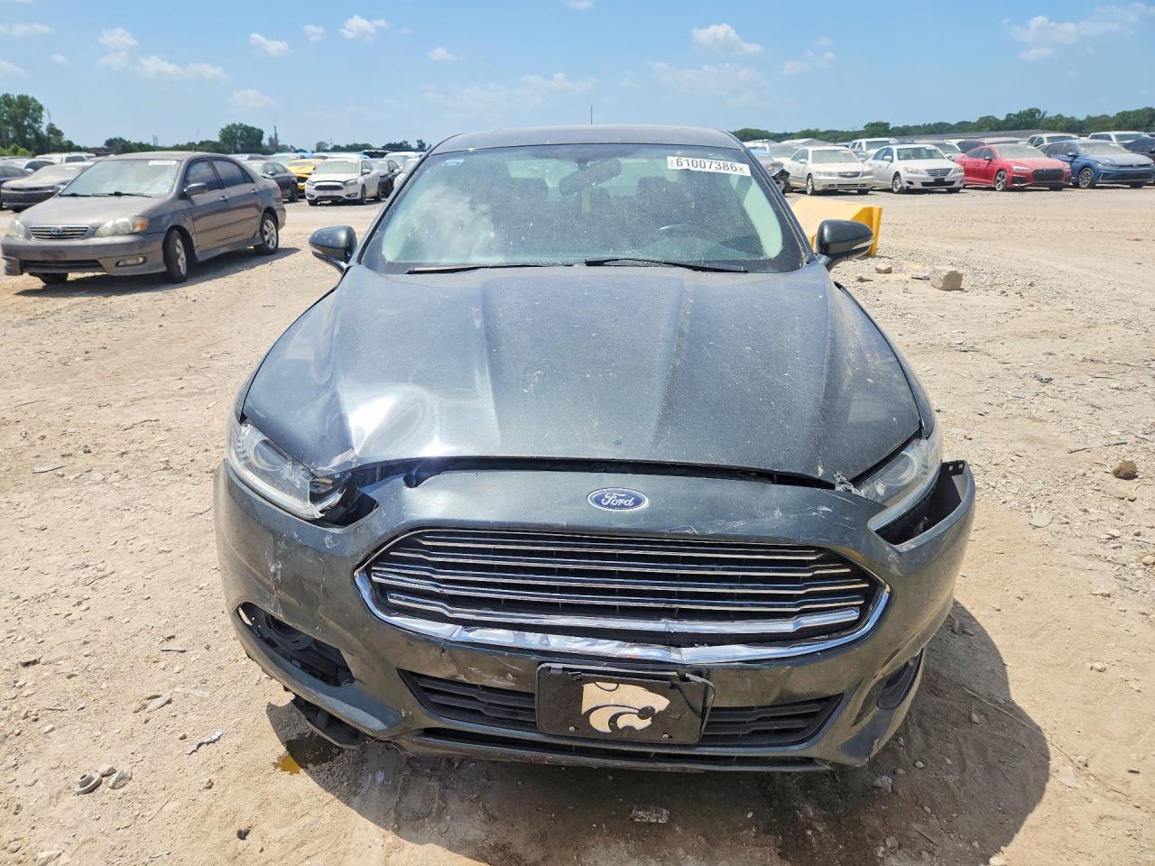 2015 Ford Fusion Se Gray vin: 3FA6P0HD2FR162885
