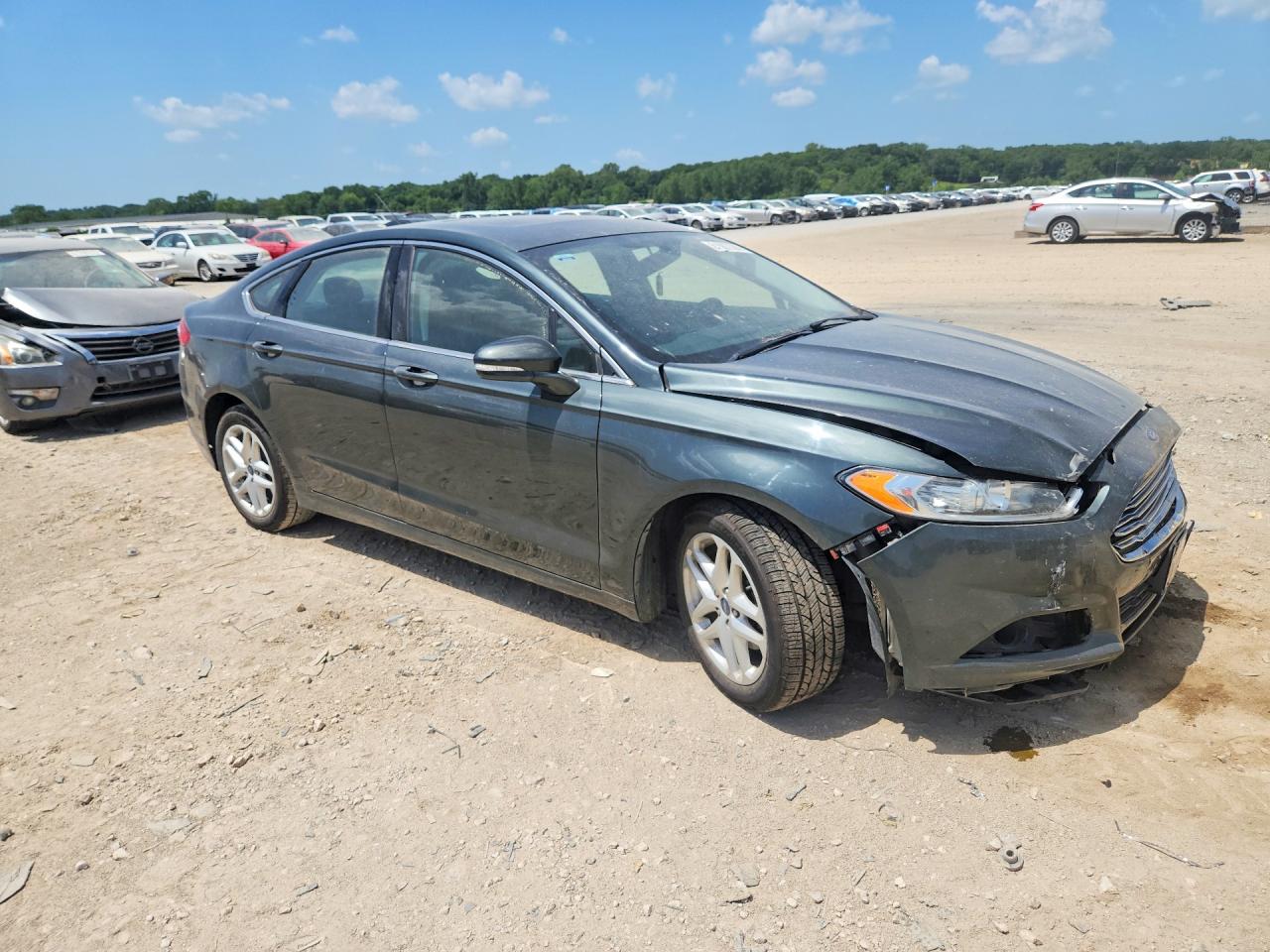 2015 Ford Fusion Se Gray vin: 3FA6P0HD2FR162885