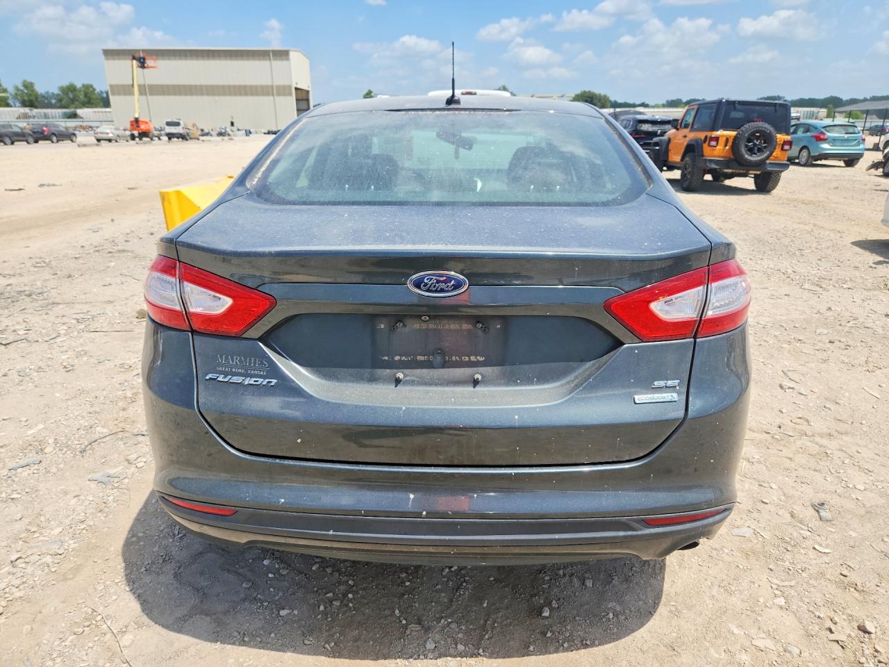 2015 Ford Fusion Se Gray vin: 3FA6P0HD2FR162885