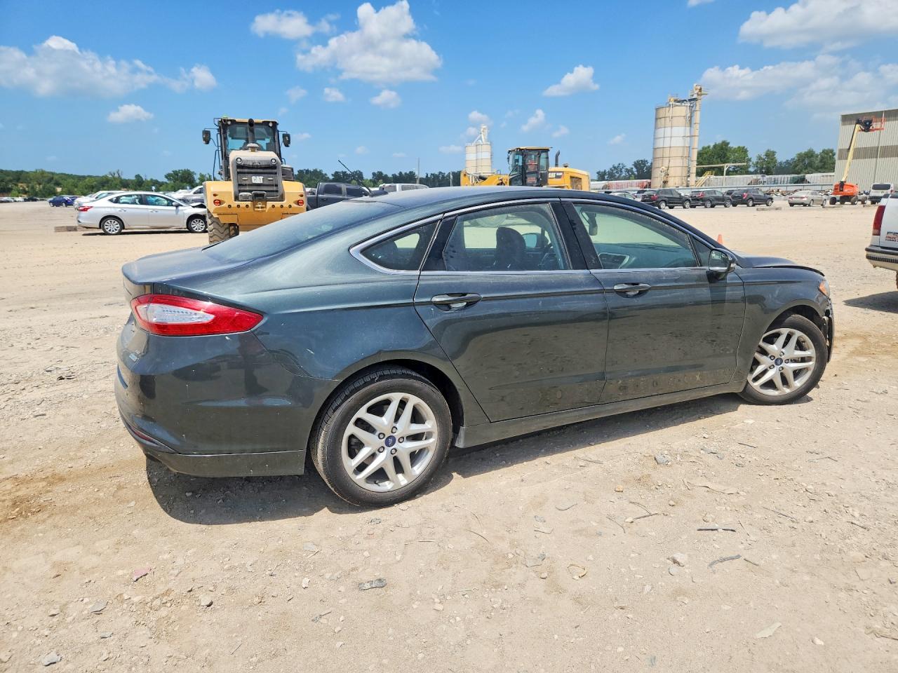 2015 Ford Fusion Se Gray vin: 3FA6P0HD2FR162885