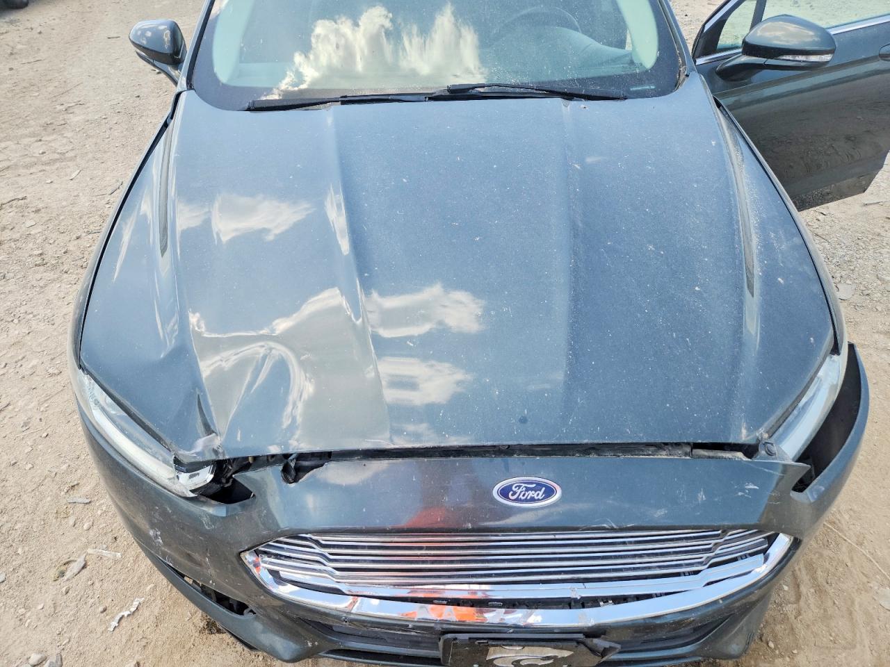 2015 Ford Fusion Se Gray vin: 3FA6P0HD2FR162885