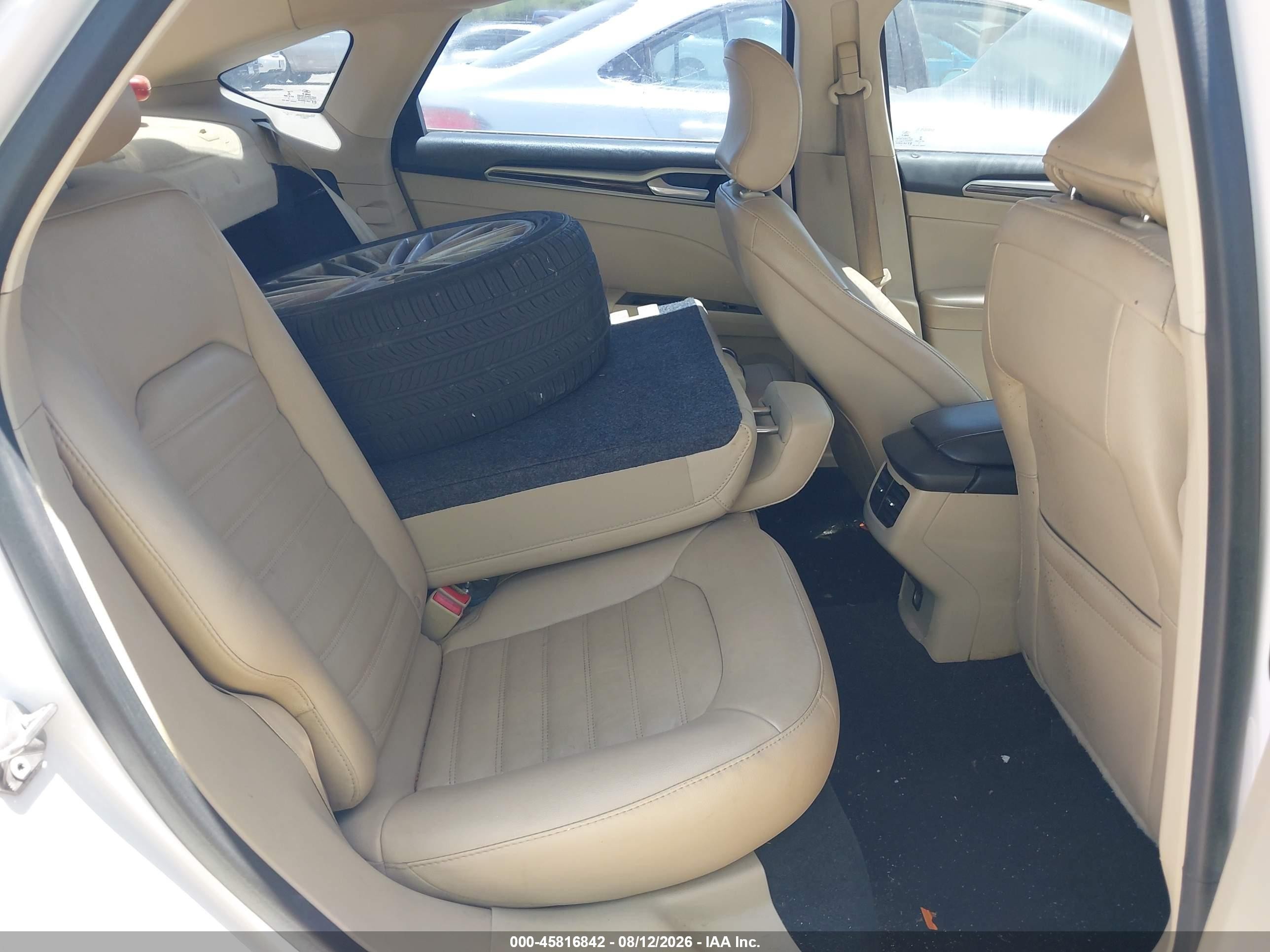 2015 Ford Fusion Se White vin: 3FA6P0HD2FR193828