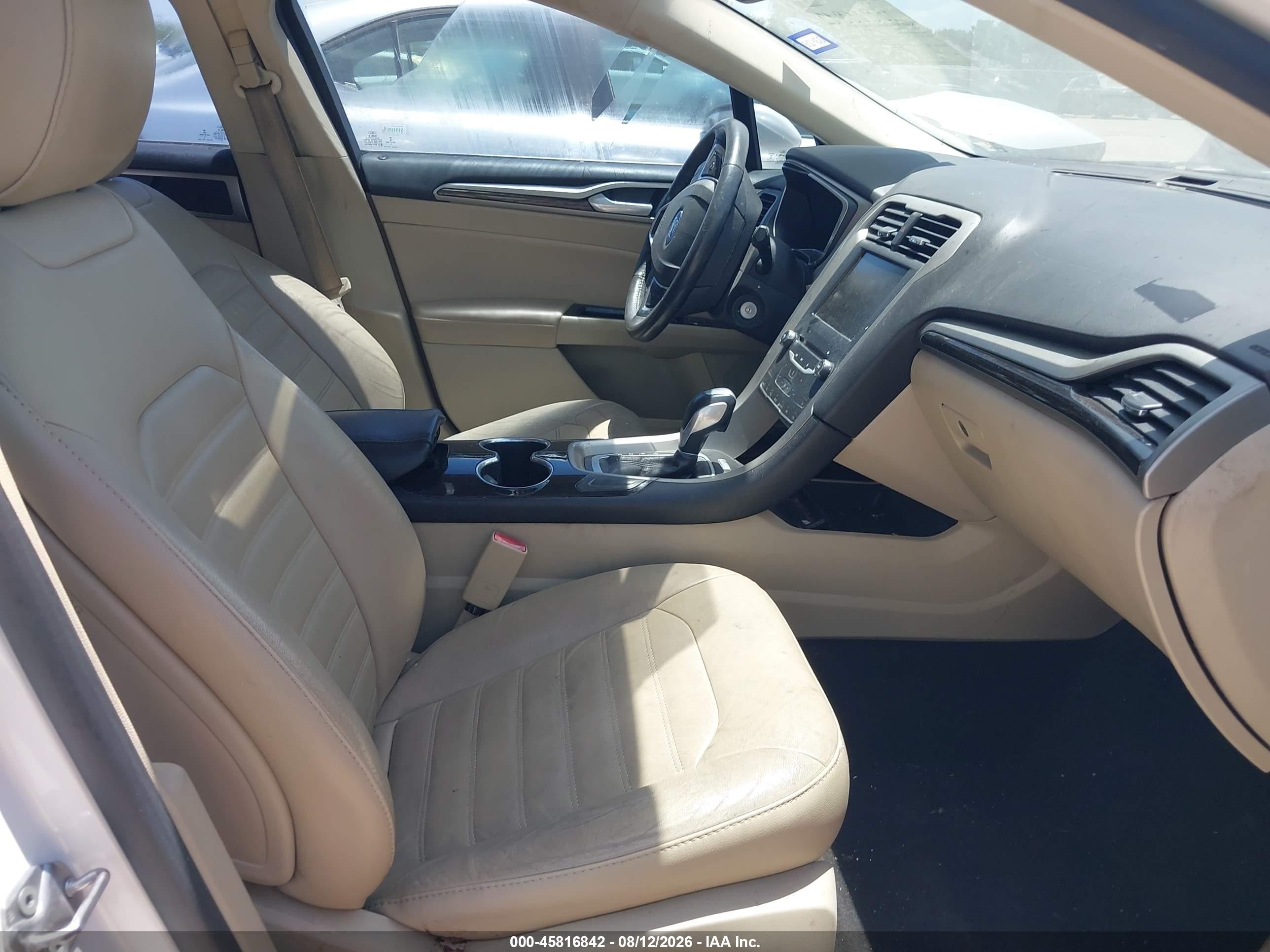 2015 Ford Fusion Se White vin: 3FA6P0HD2FR193828