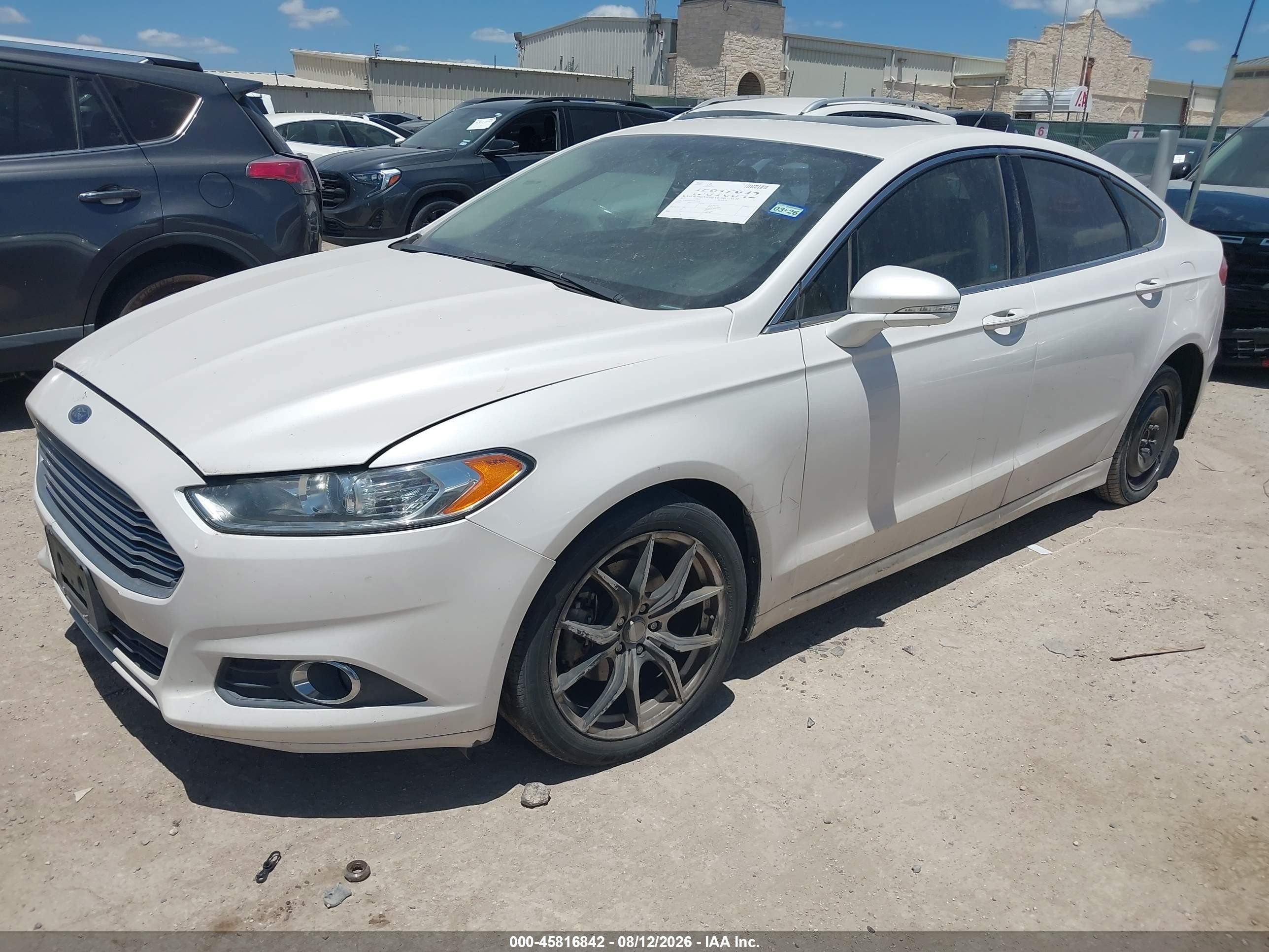 2015 Ford Fusion Se White vin: 3FA6P0HD2FR193828