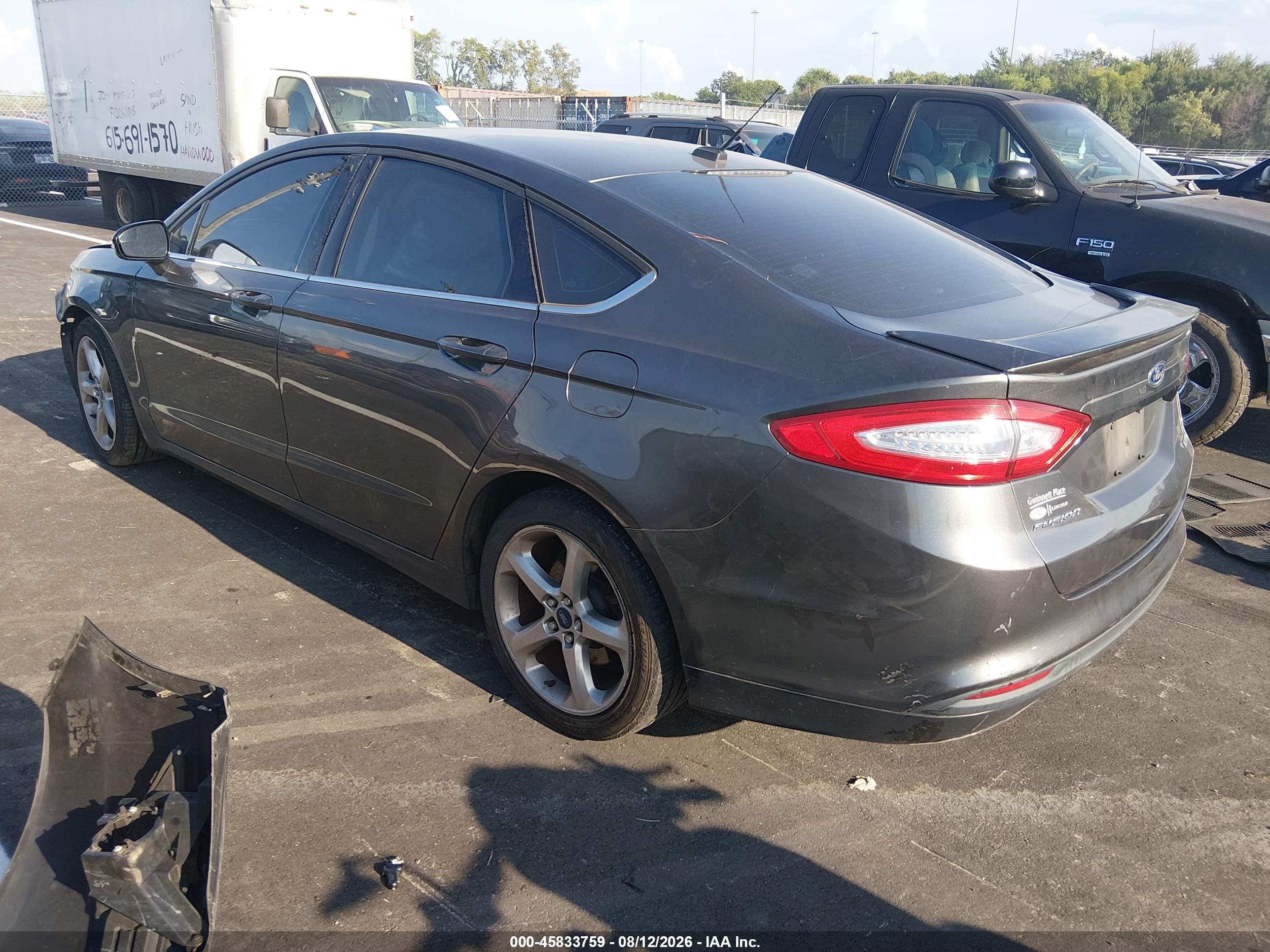 2015 Ford Fusion Se Серый vin: 3FA6P0HD2FR202902