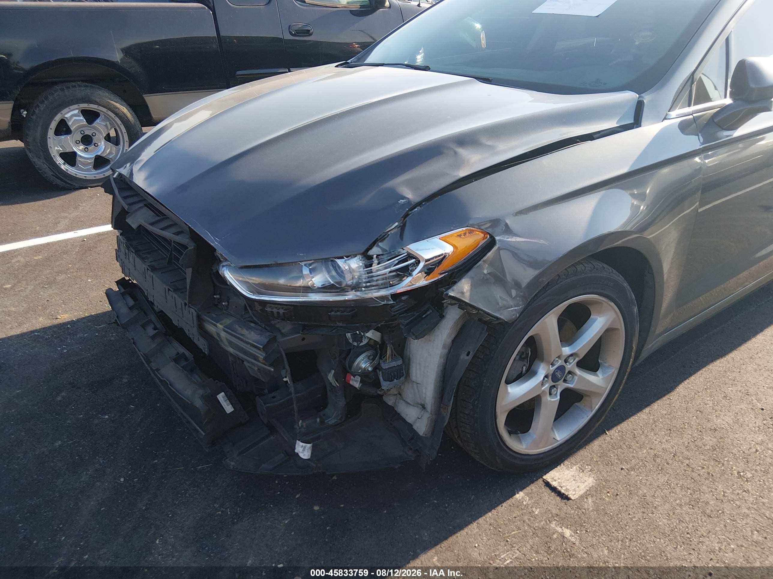 2015 Ford Fusion Se Серый vin: 3FA6P0HD2FR202902