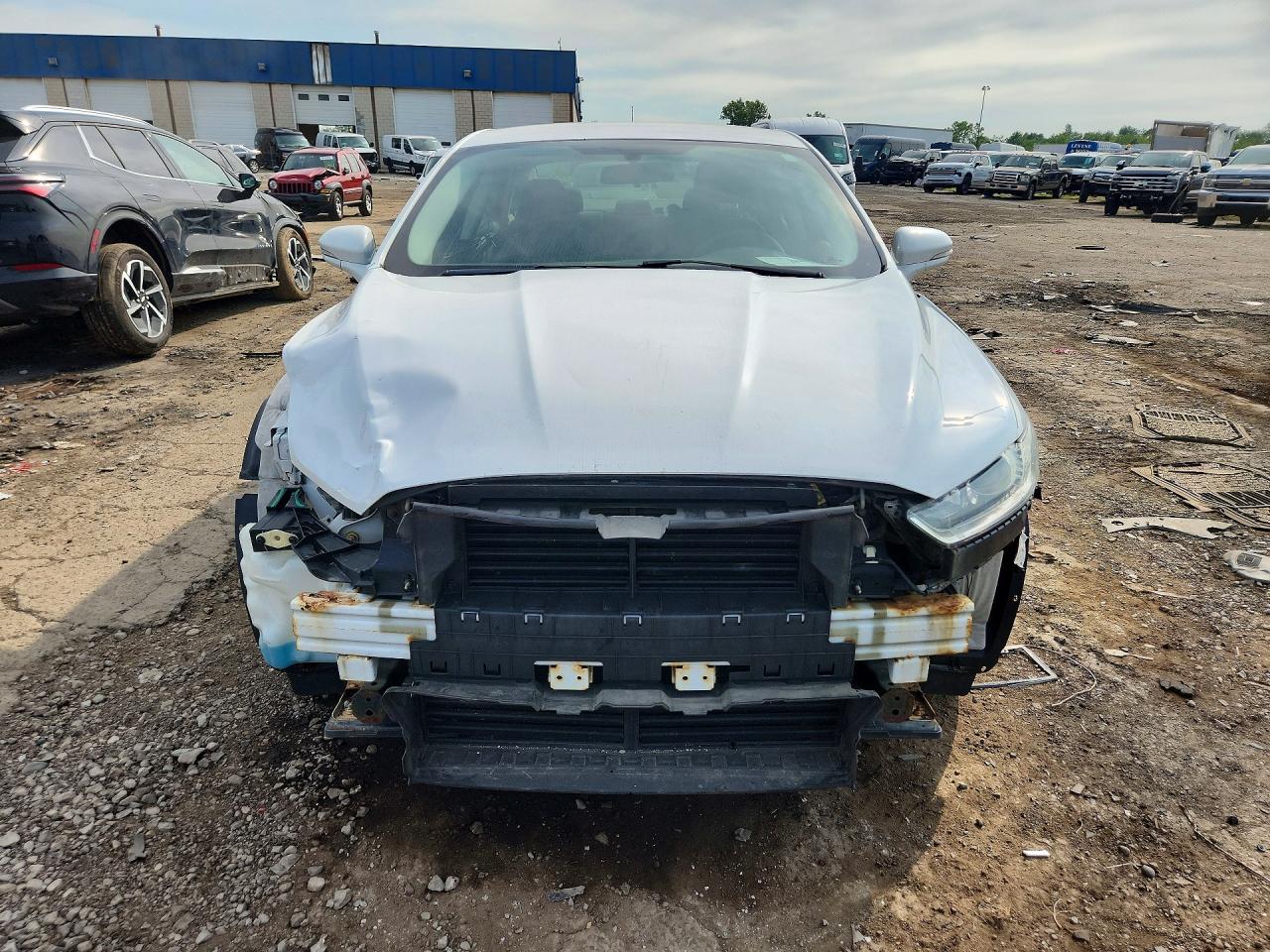 2015 Ford Fusion Se White vin: 3FA6P0HD2FR208389
