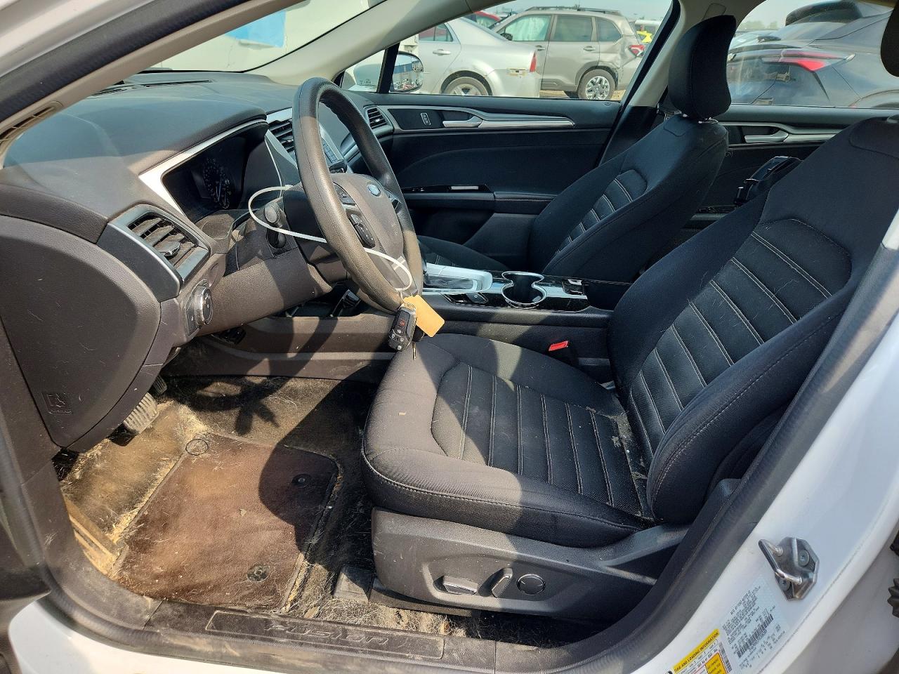 2015 Ford Fusion Se White vin: 3FA6P0HD2FR208389