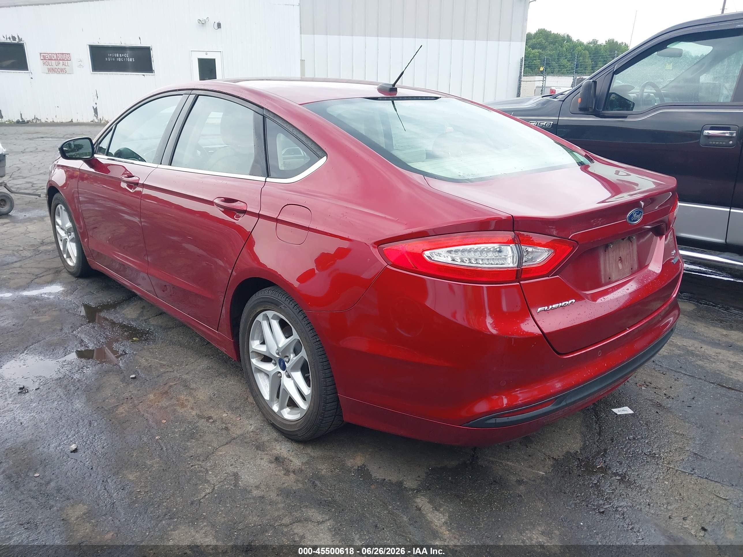 2015 Ford Fusion Se Red vin: 3FA6P0HD2FR210935