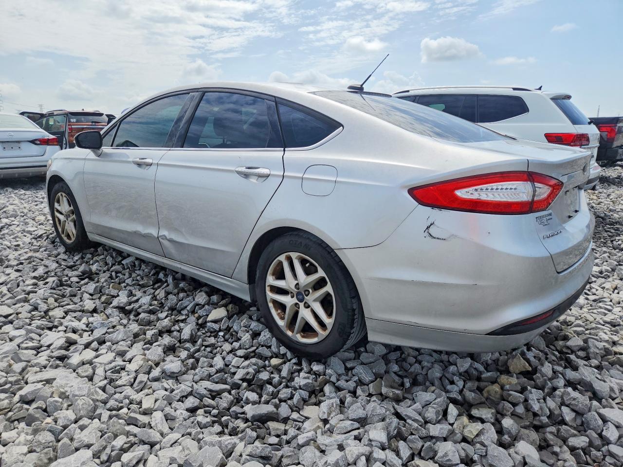2015 Ford Fusion Se White vin: 3FA6P0HD2FR231381