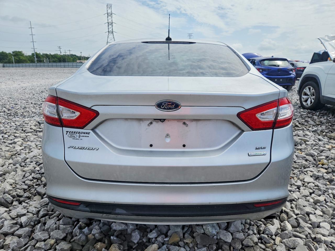 2015 Ford Fusion Se White vin: 3FA6P0HD2FR231381