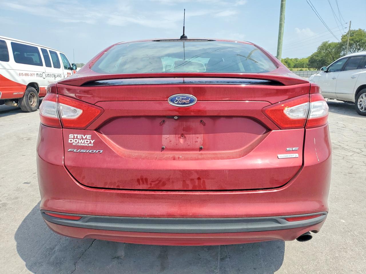 2015 Ford Fusion Se Красный vin: 3FA6P0HD2FR234202