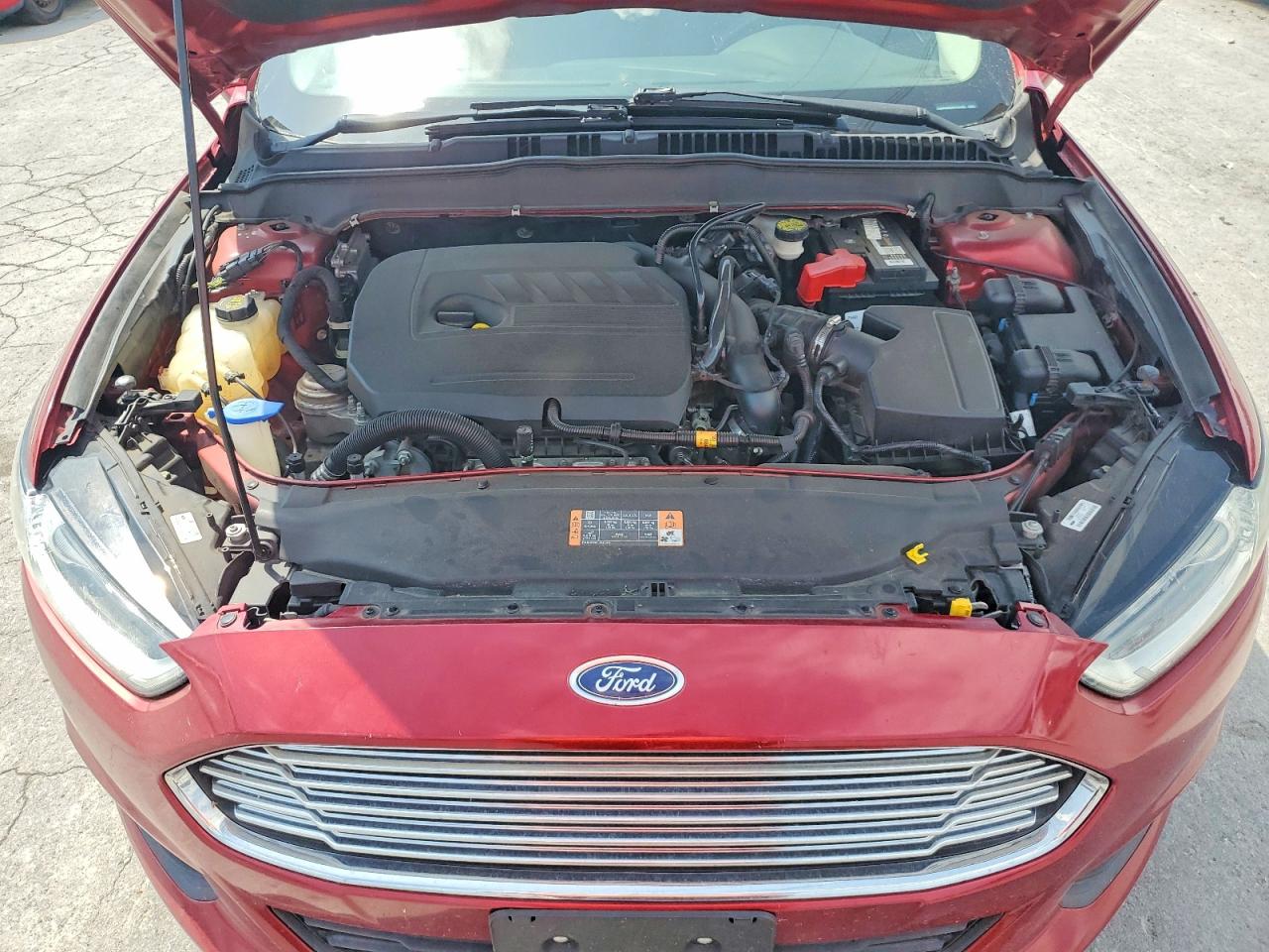 2015 Ford Fusion Se Красный vin: 3FA6P0HD2FR234202