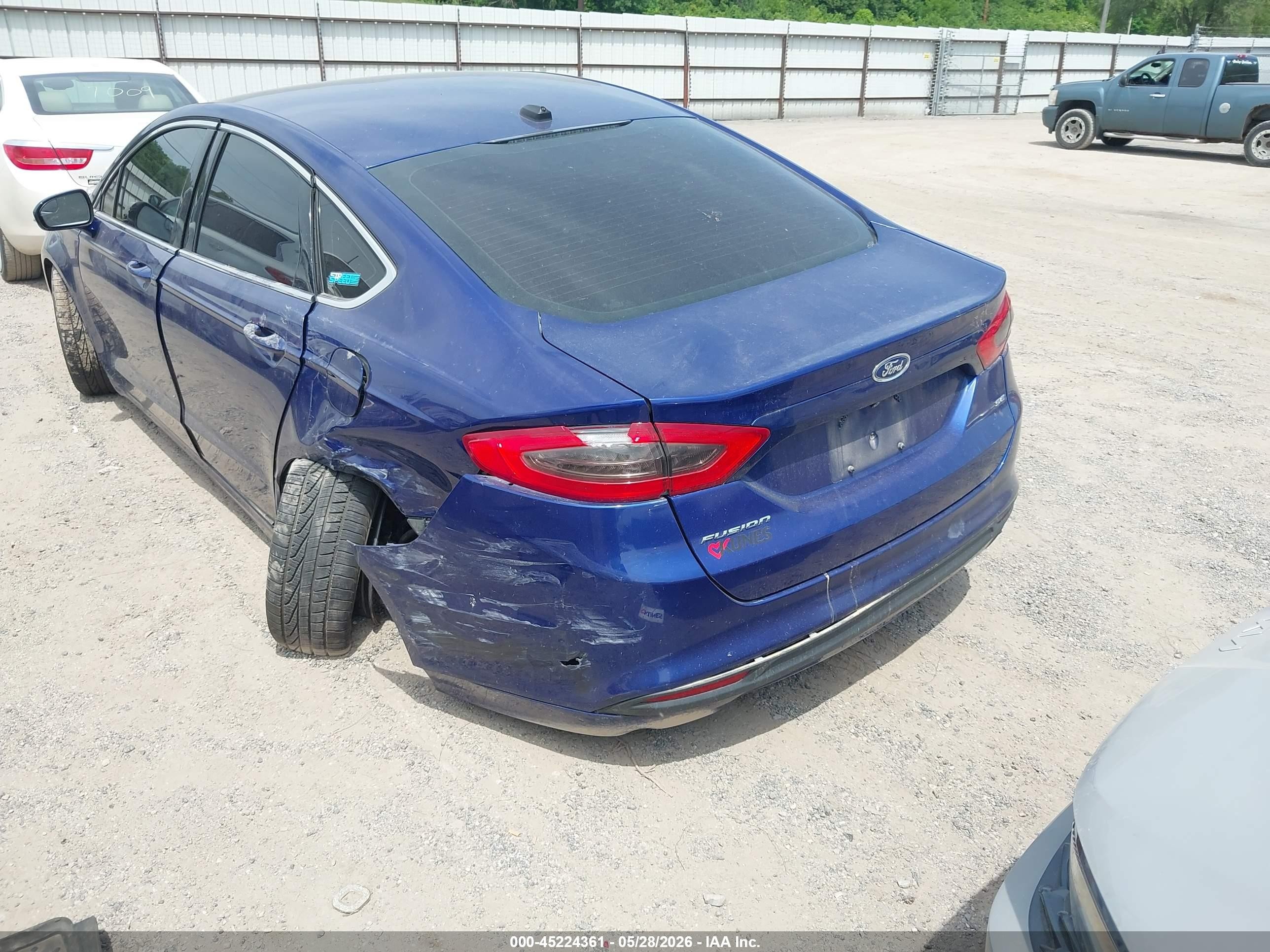 2015 Ford Fusion Se Blue vin: 3FA6P0HD2FR236533