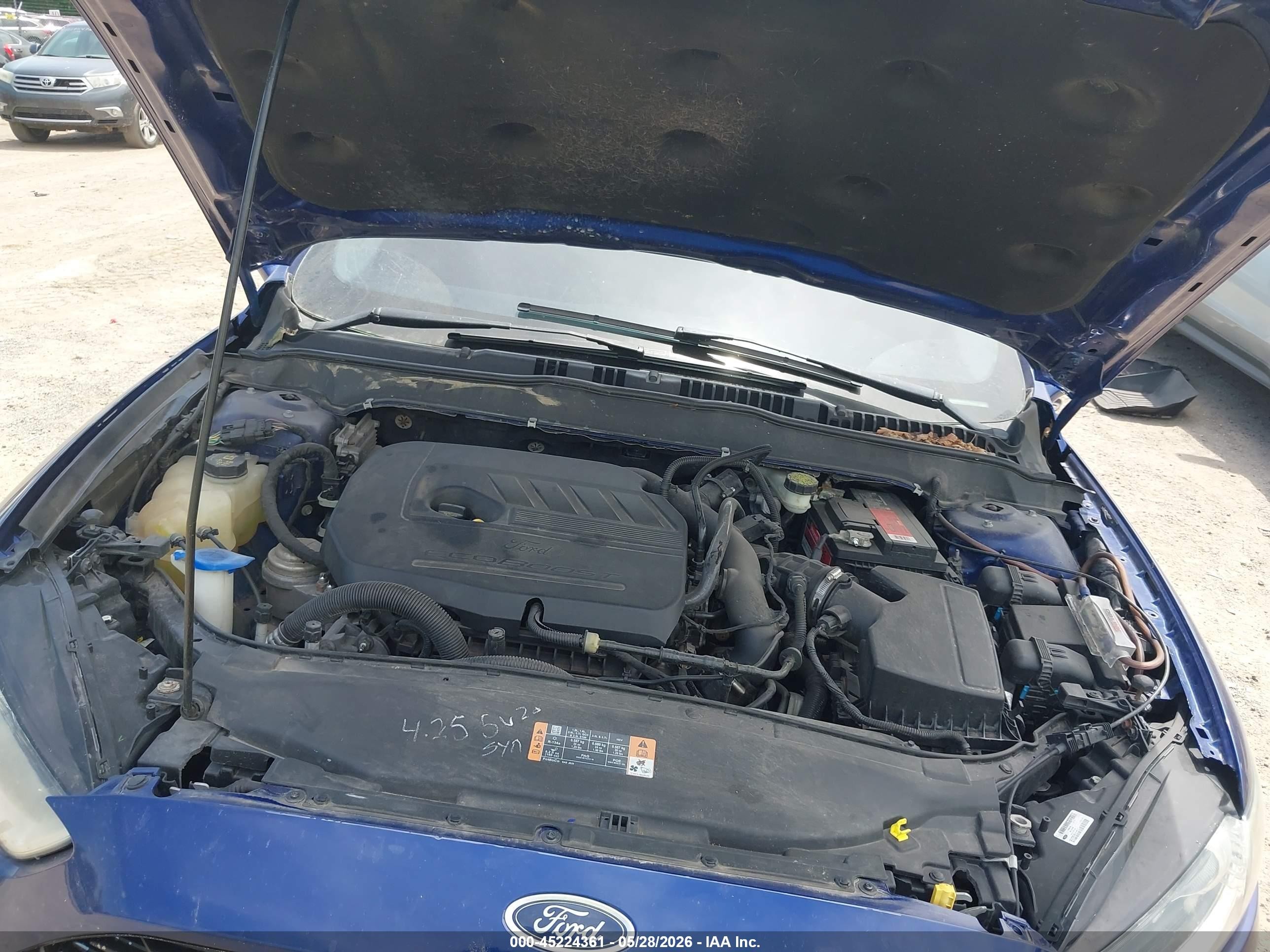 2015 Ford Fusion Se Blue vin: 3FA6P0HD2FR236533