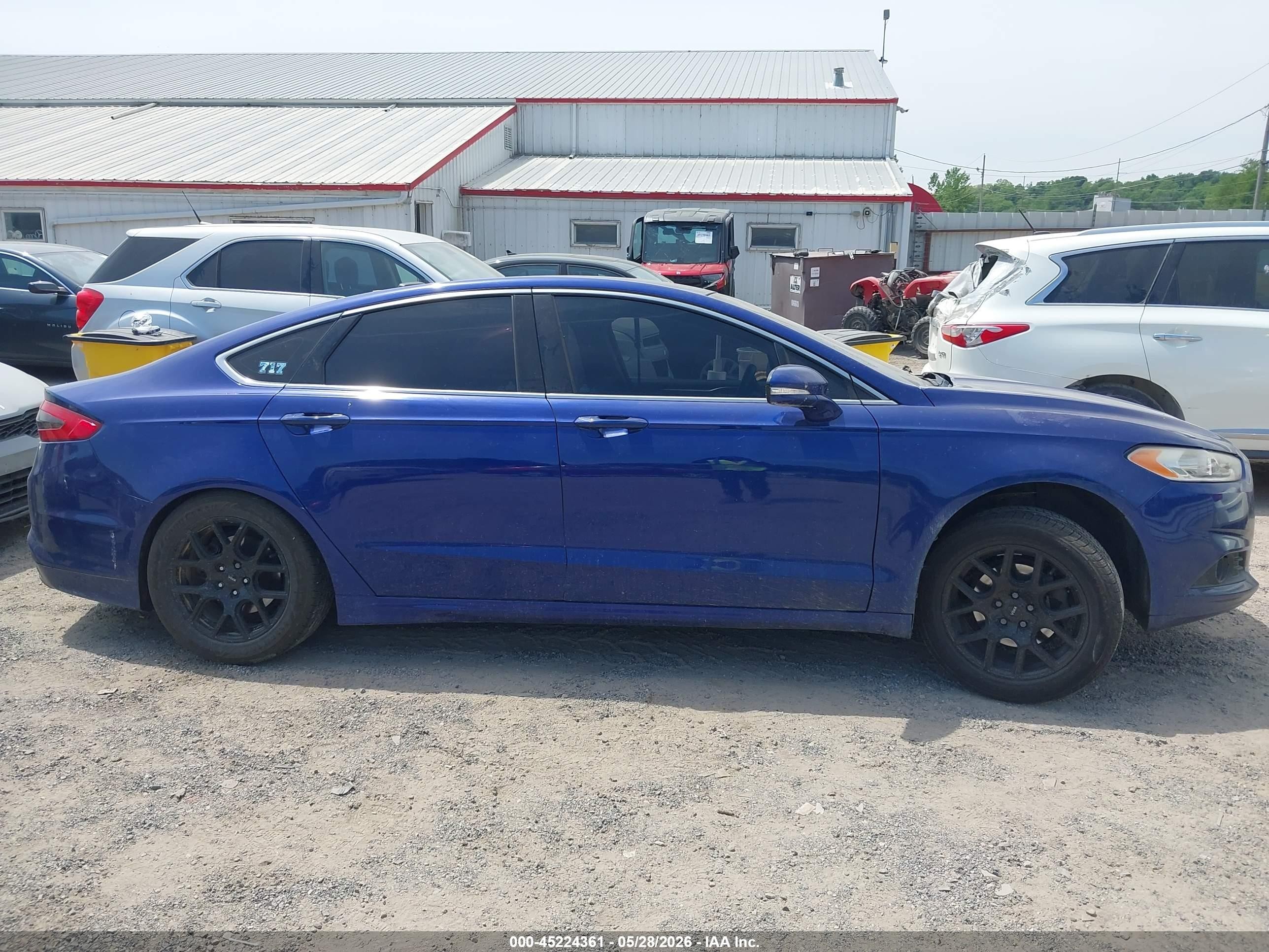 2015 Ford Fusion Se Blue vin: 3FA6P0HD2FR236533