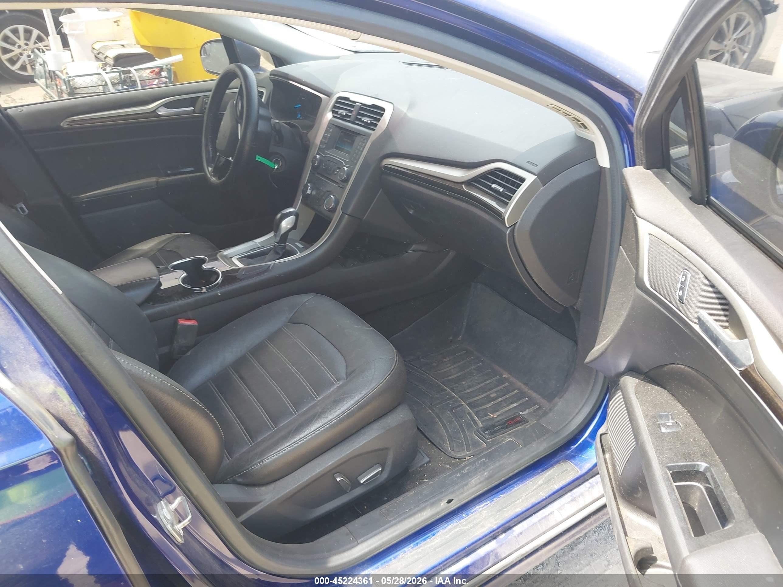 2015 Ford Fusion Se Blue vin: 3FA6P0HD2FR236533
