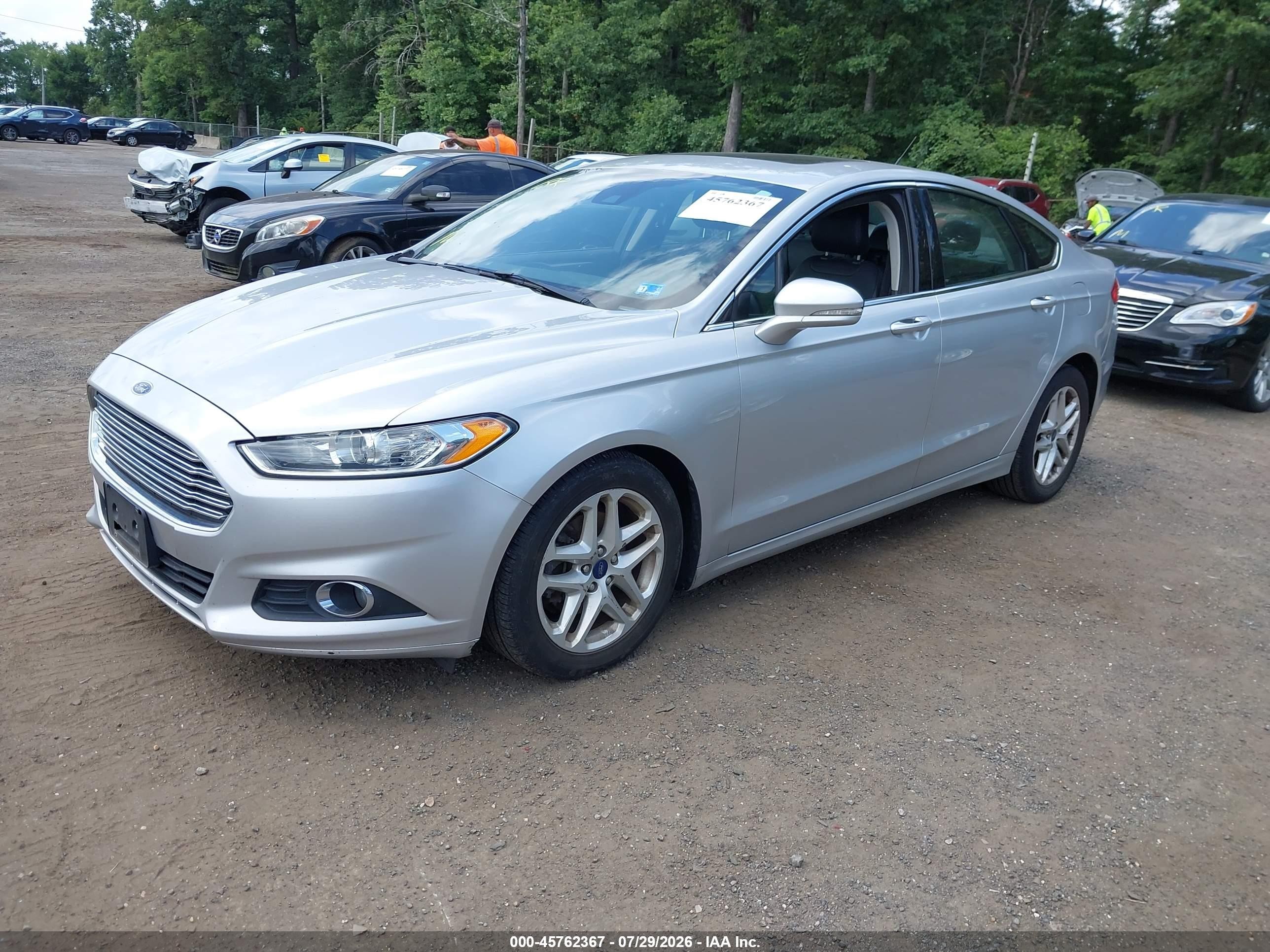 2015 Ford Fusion Se Silver vin: 3FA6P0HD2FR251470