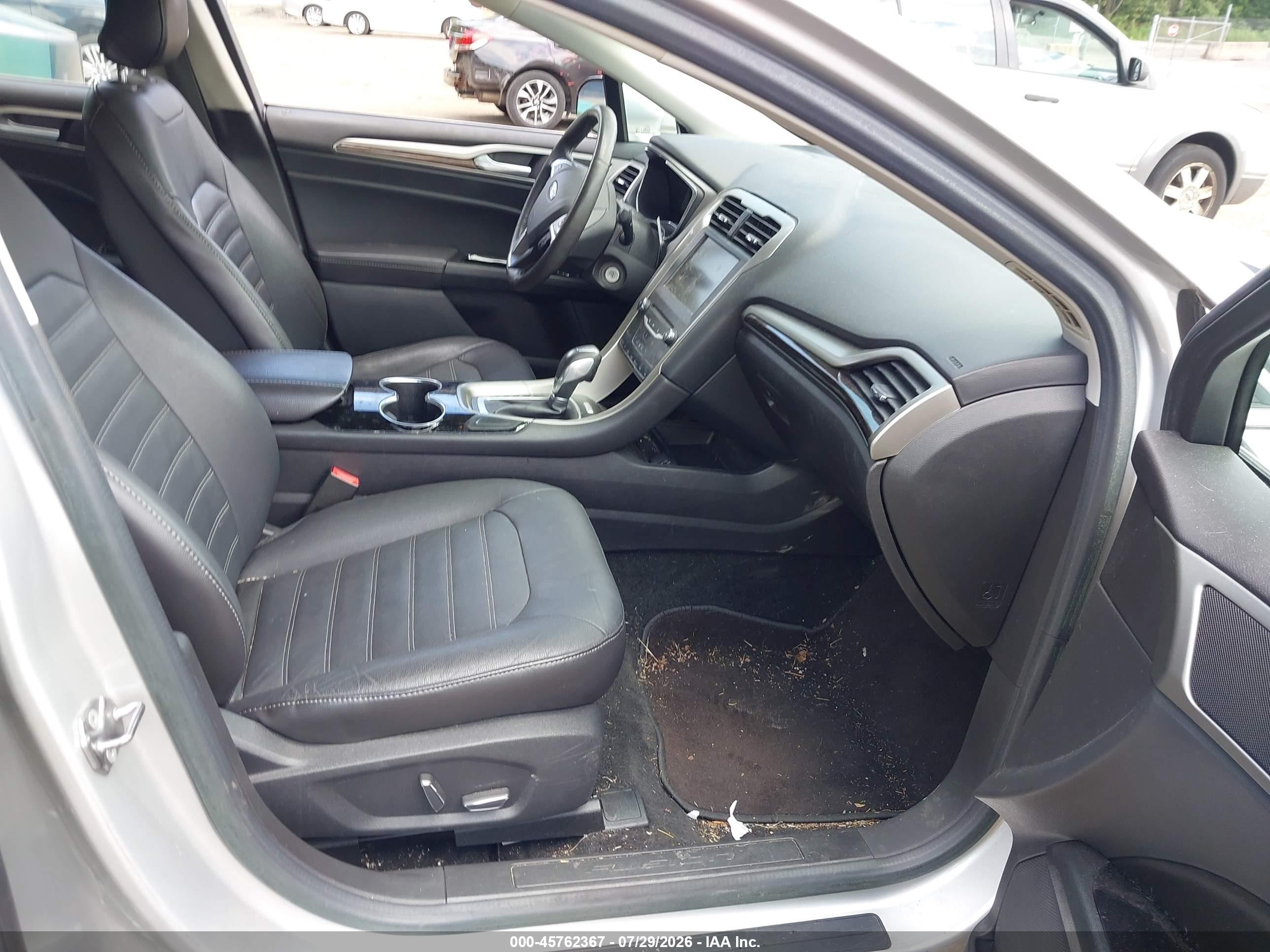 2015 Ford Fusion Se Silver vin: 3FA6P0HD2FR251470