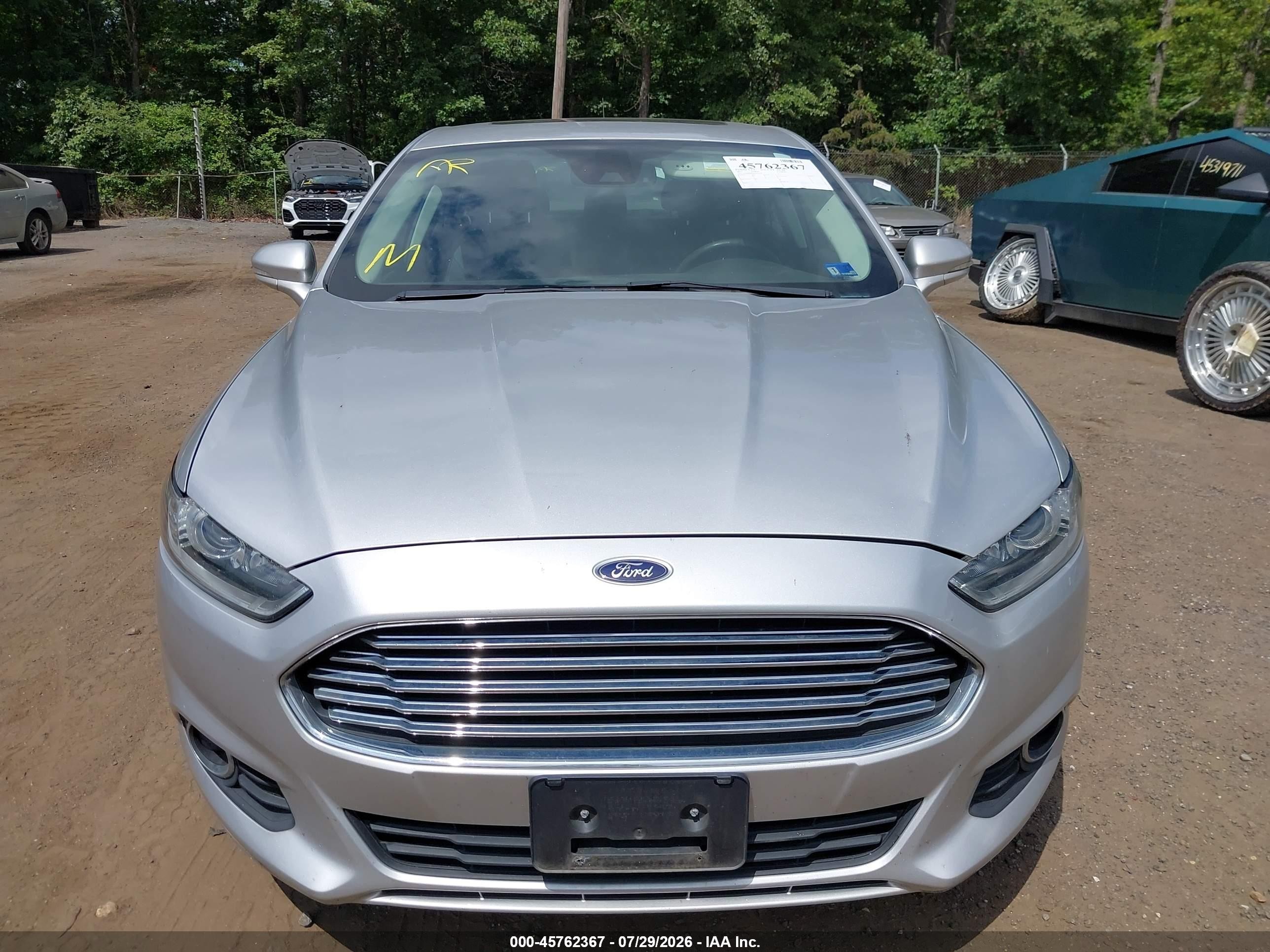 2015 Ford Fusion Se Silver vin: 3FA6P0HD2FR251470