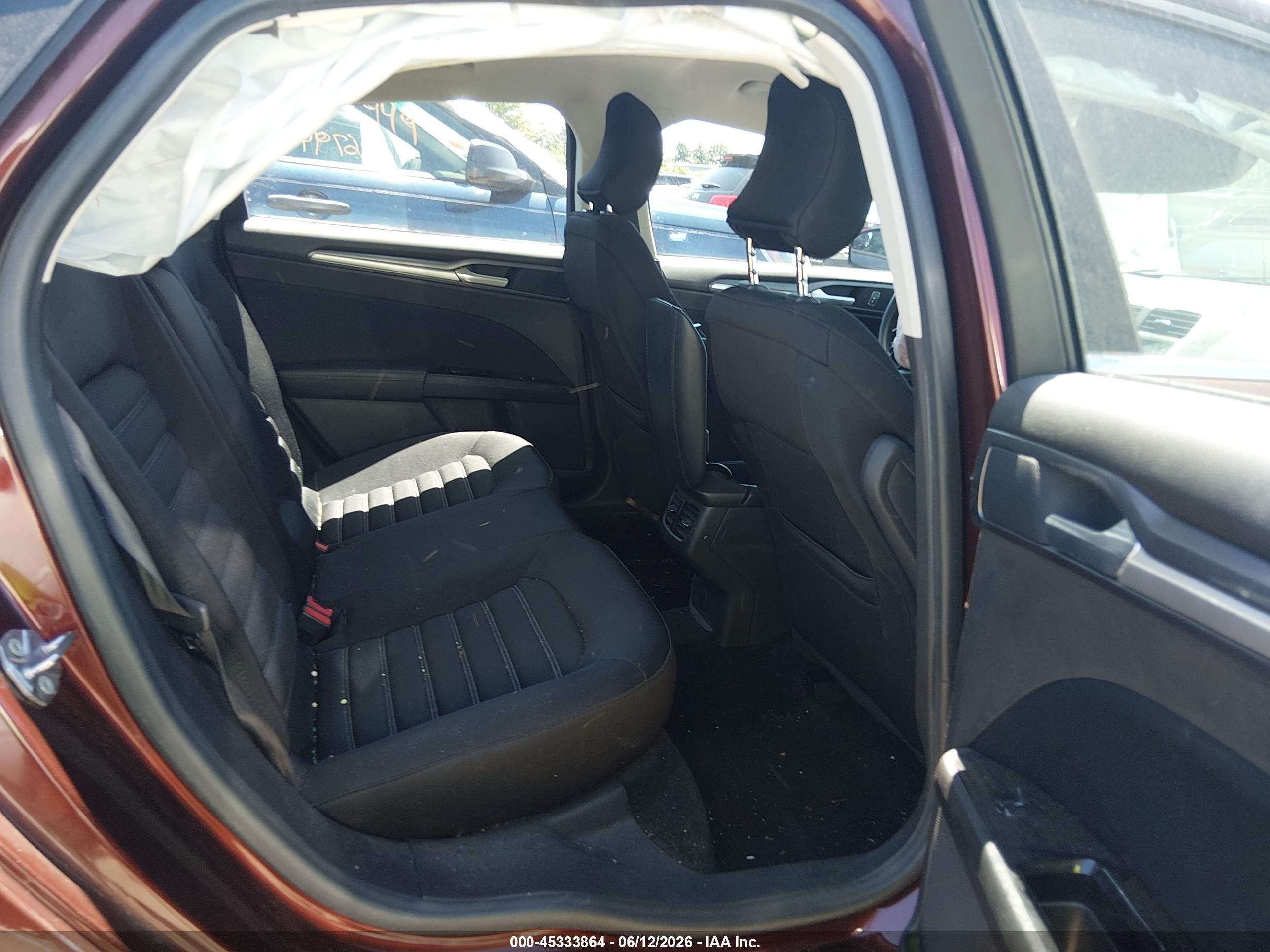 2015 Ford Fusion Se Maroon vin: 3FA6P0HD2FR257253