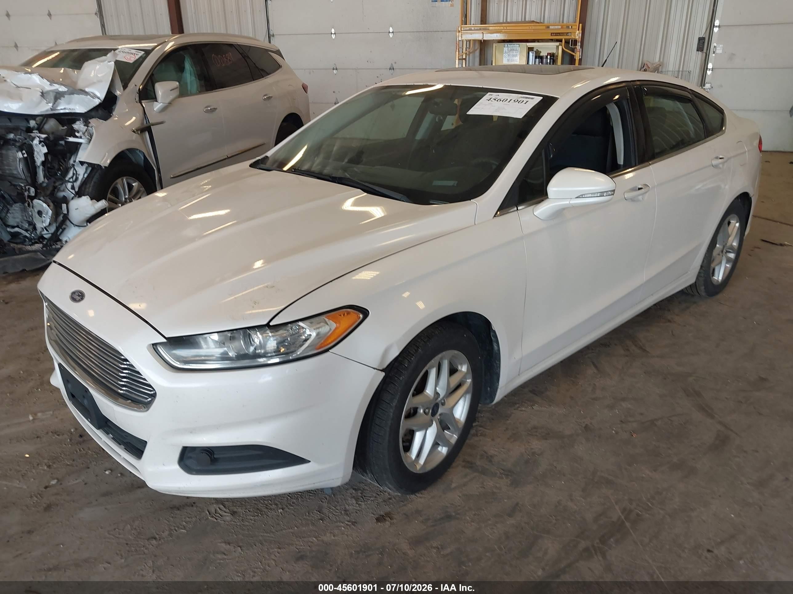 2015 Ford Fusion Se White vin: 3FA6P0HD2FR285408