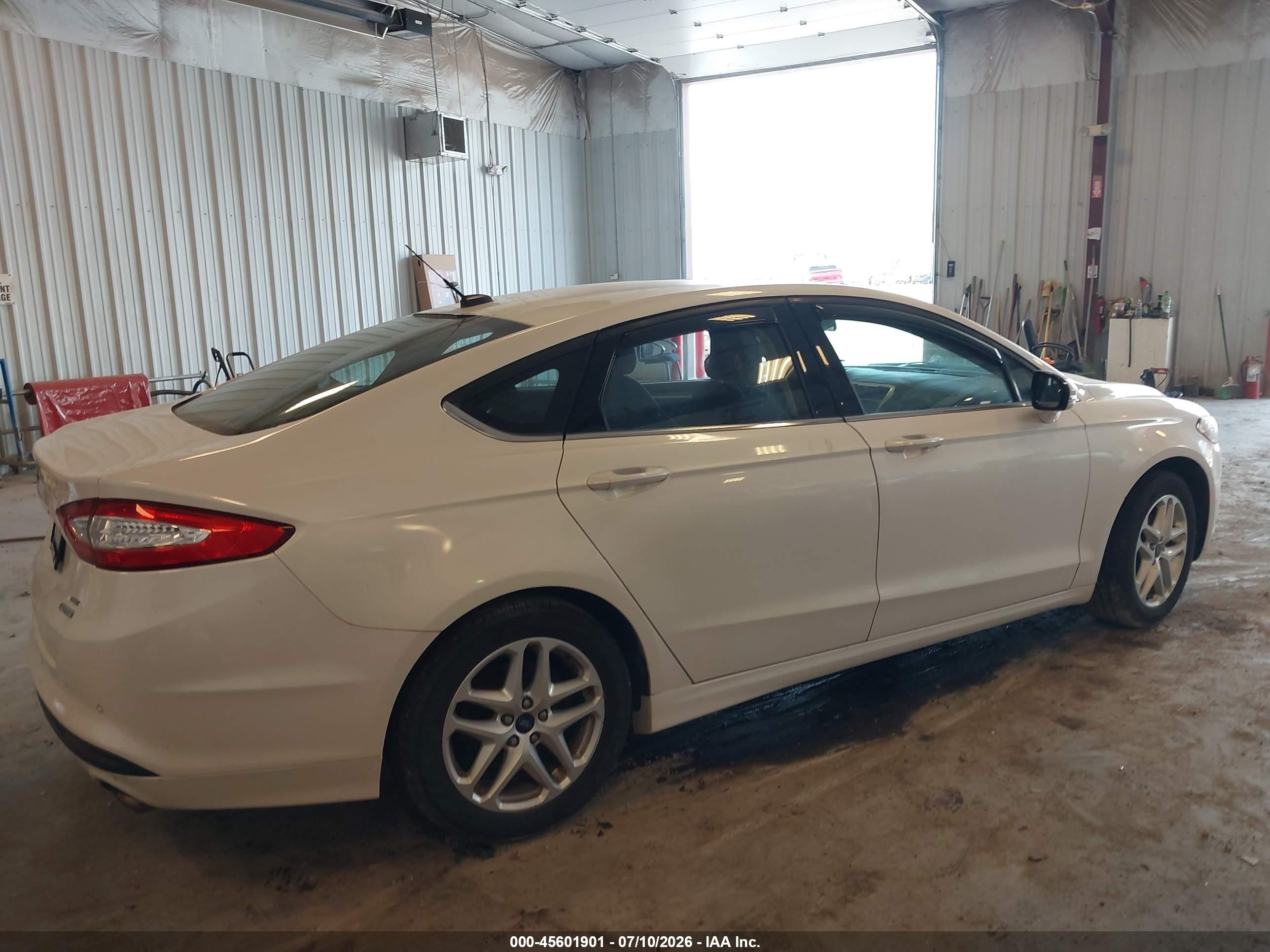 2015 Ford Fusion Se White vin: 3FA6P0HD2FR285408