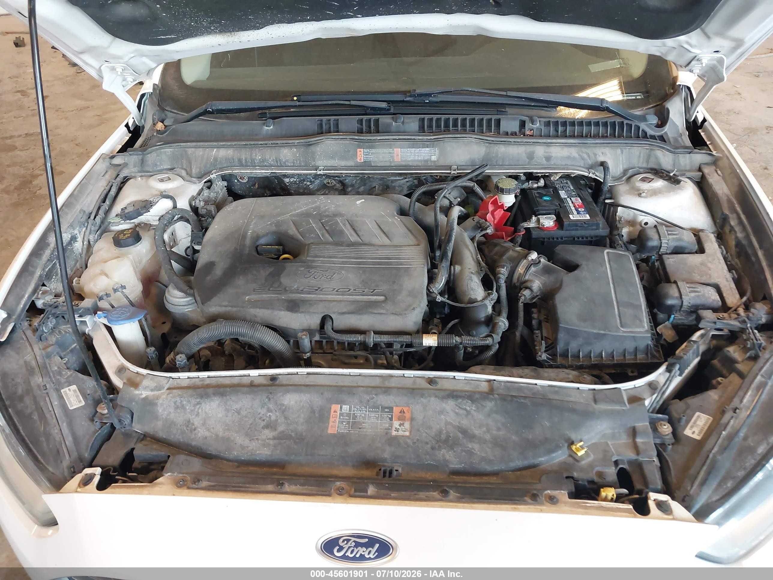 2015 Ford Fusion Se White vin: 3FA6P0HD2FR285408