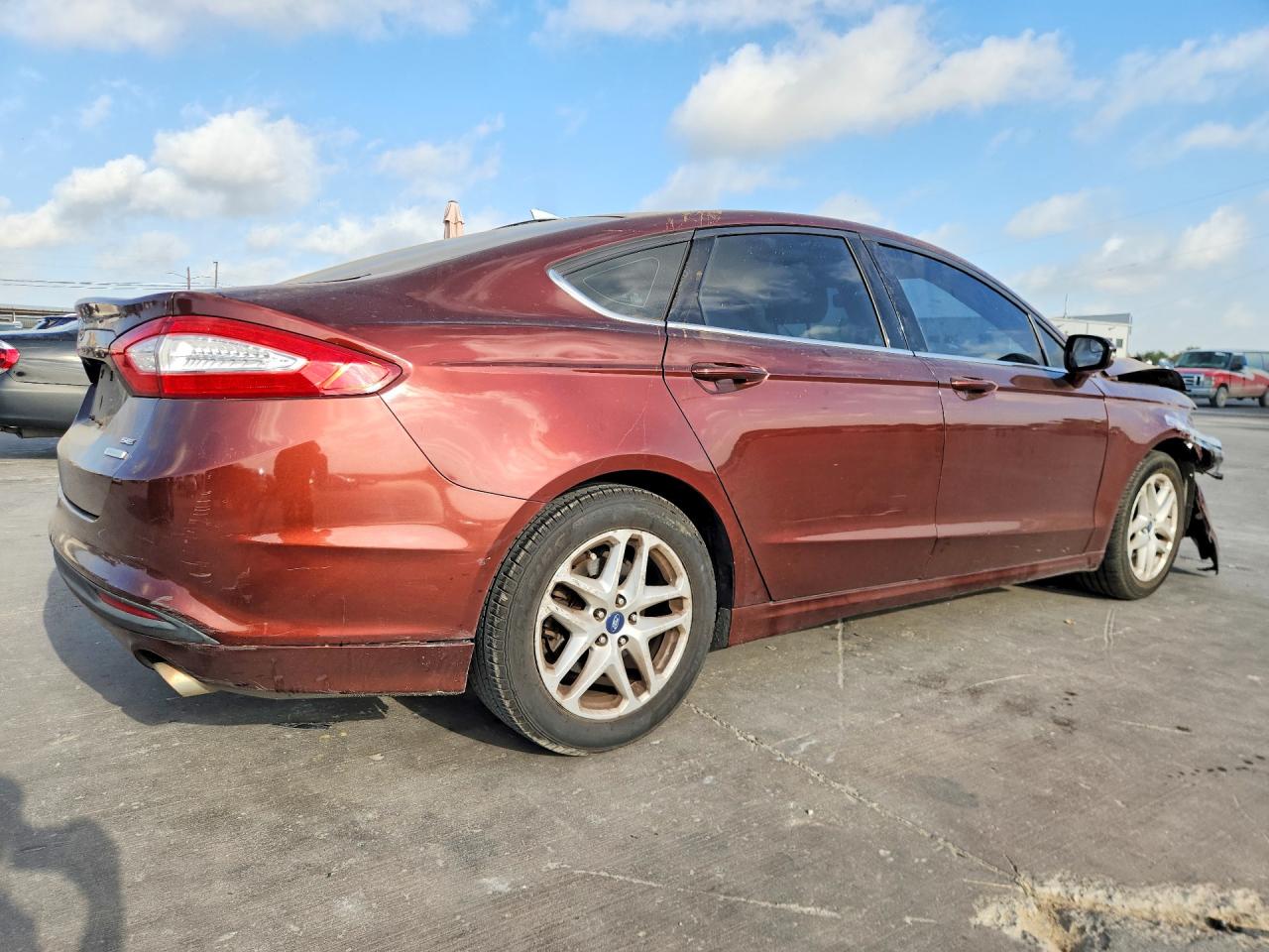2015 Ford Fusion Se Burgundy vin: 3FA6P0HD2FR300960