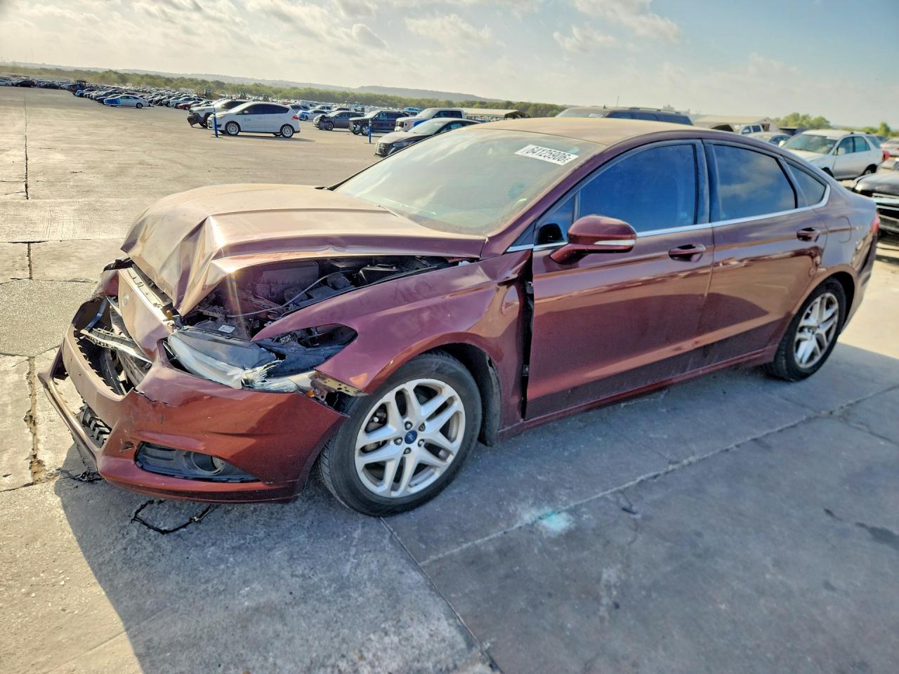 2015 Ford Fusion Se Burgundy vin: 3FA6P0HD2FR300960